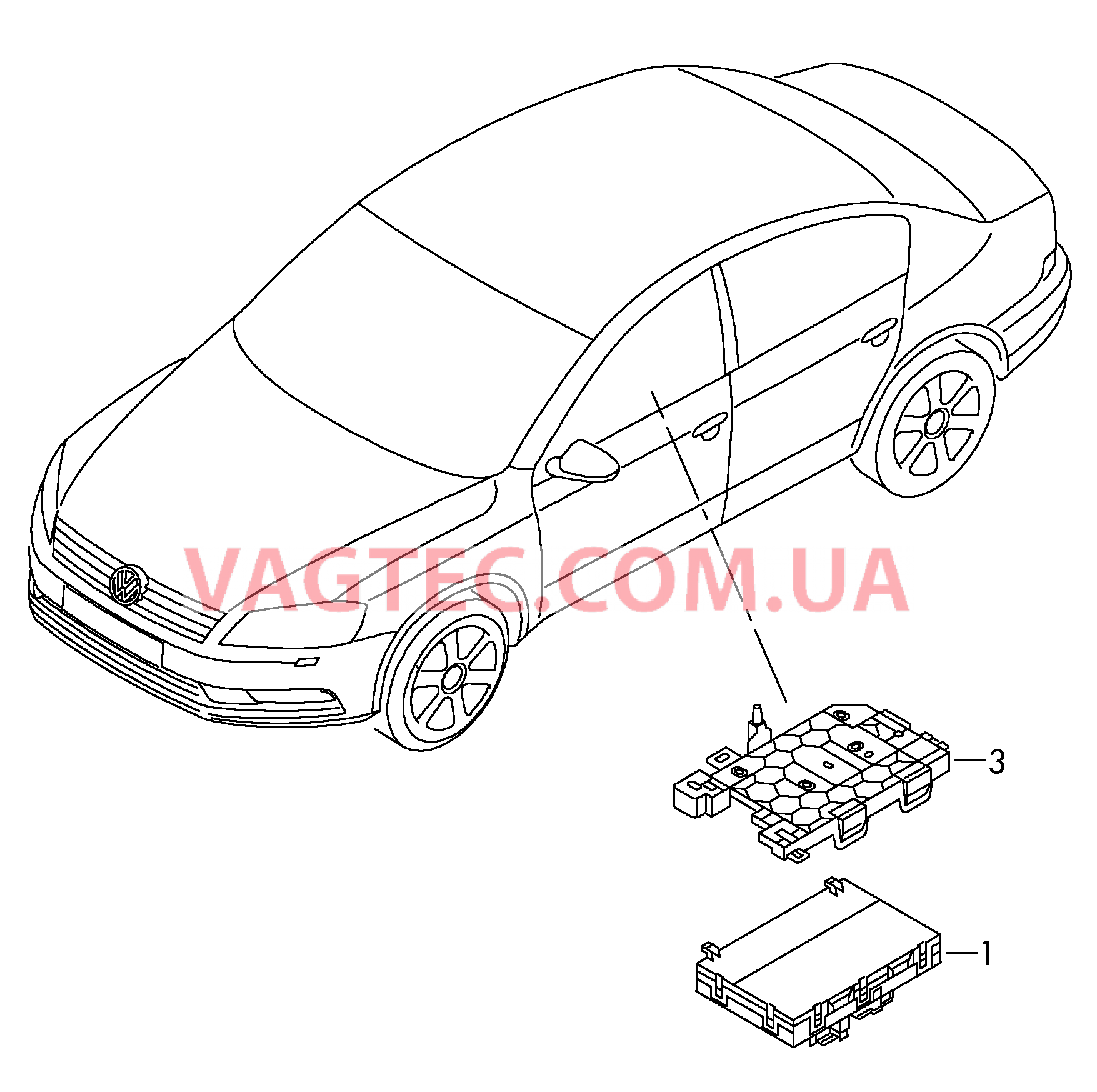 БУ регулировки положения подушки и спинки сиденья  для VOLKSWAGEN Passat 2011-1