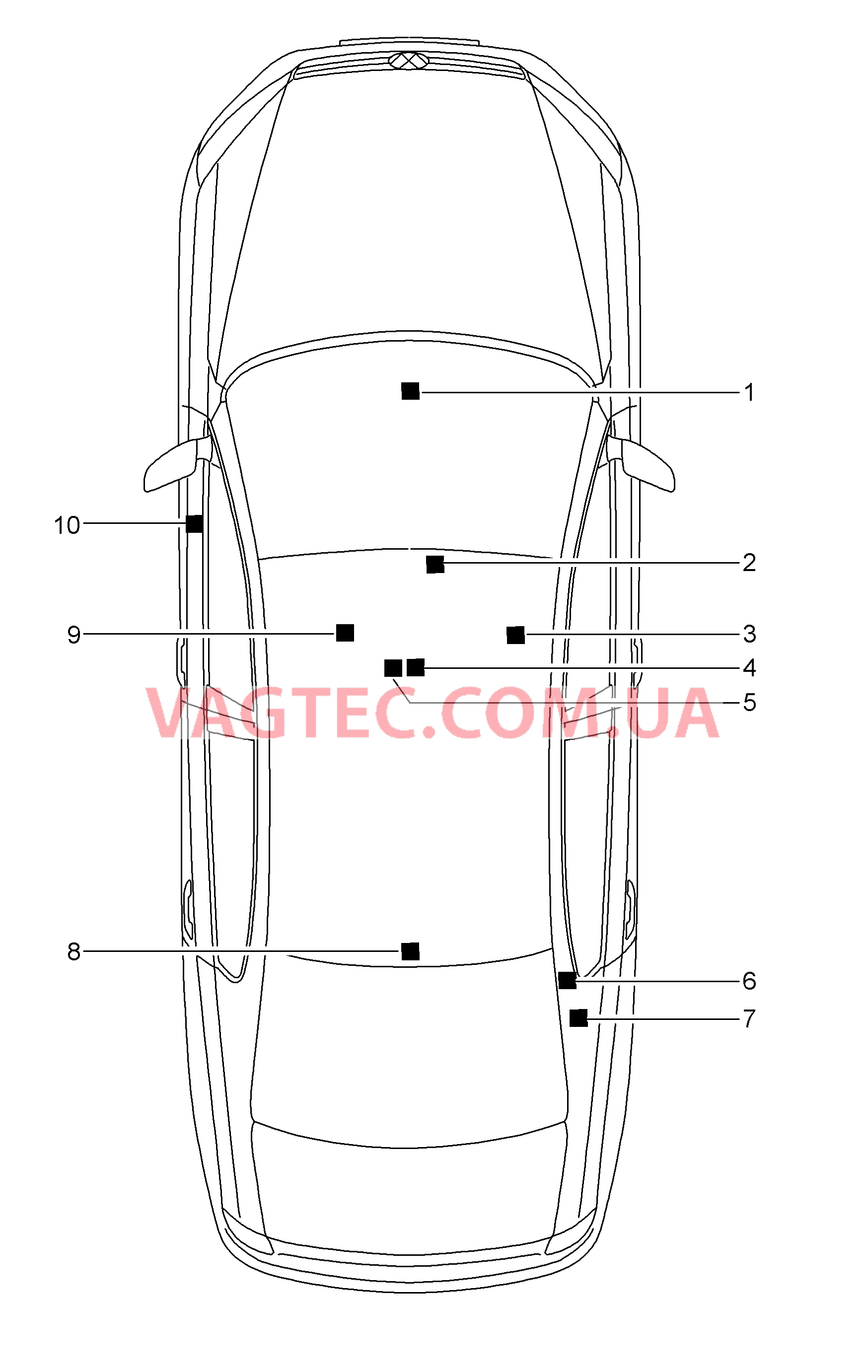 Cписок генераторов  для VOLKSWAGEN Passat 2013