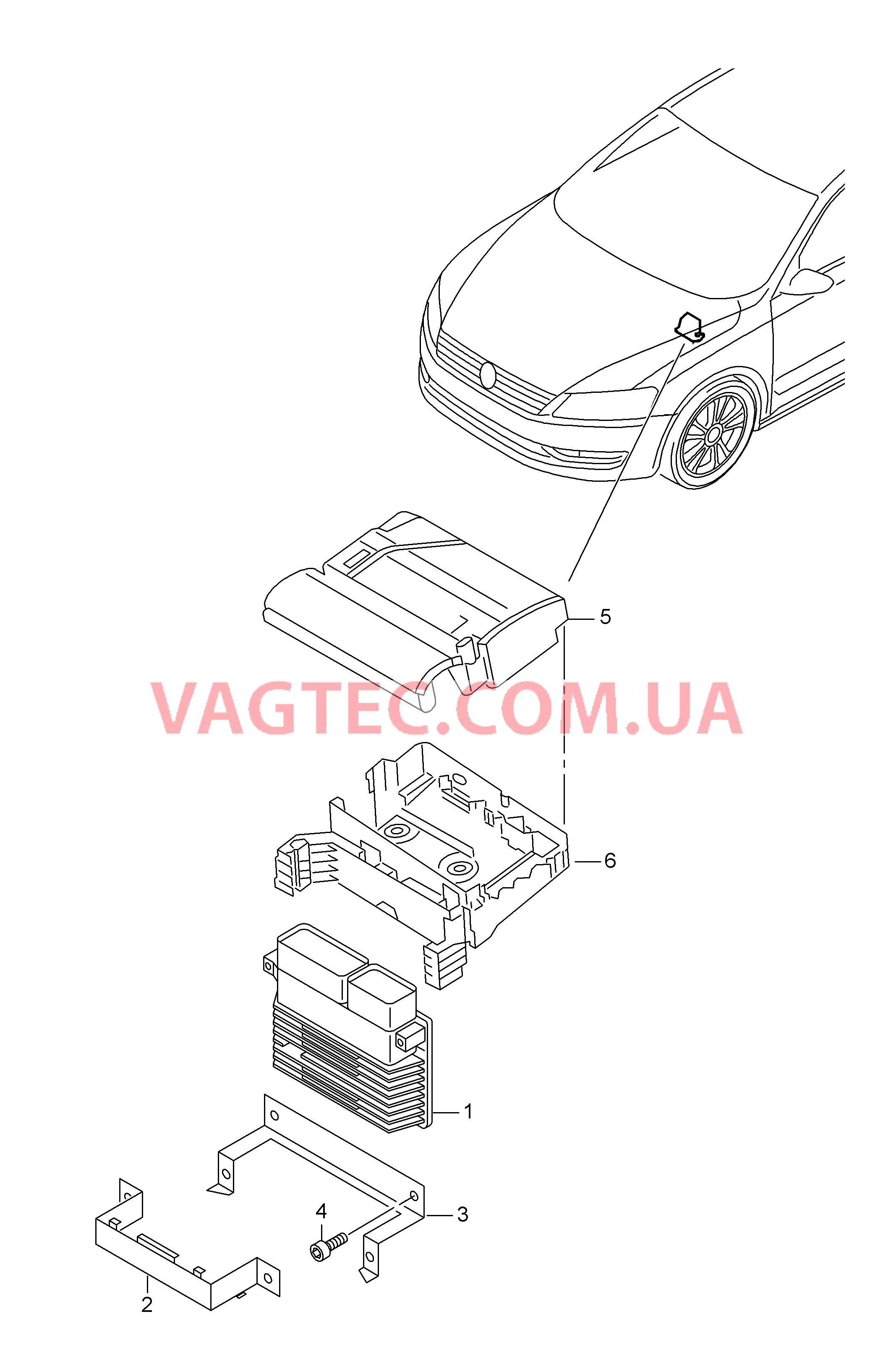 БУ бензинового двигателя Крепёжные детали  для VOLKSWAGEN Passat 2014