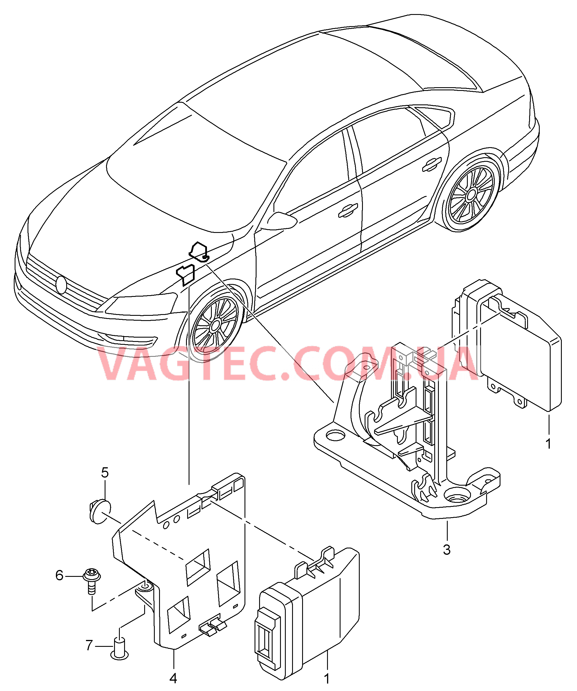 БУ 6-ступенчатой АКП .  для VOLKSWAGEN Passat 2013