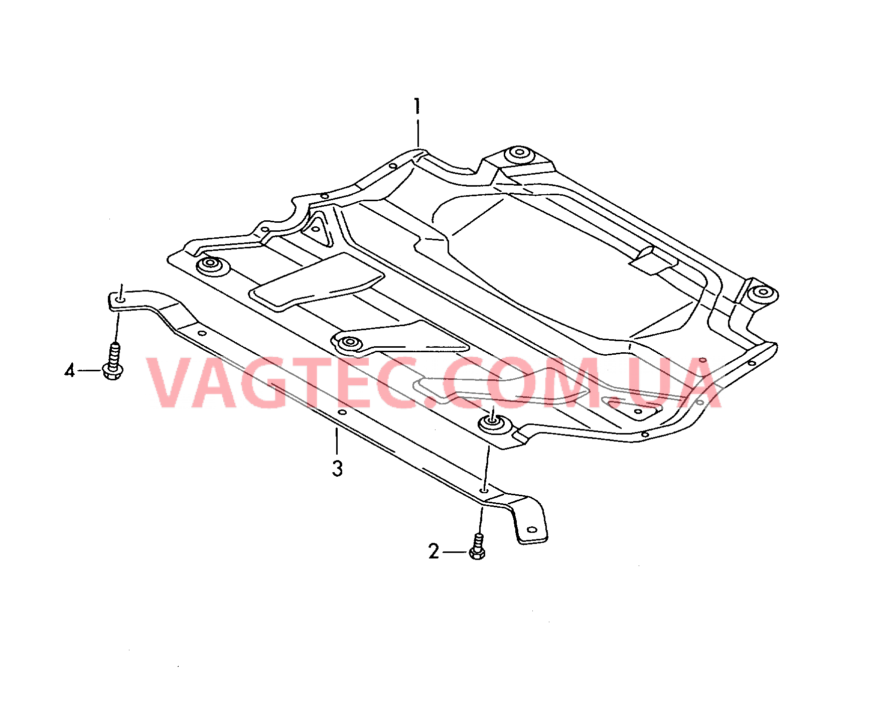 Защита картера двигателя  для VOLKSWAGEN Tiguan 2015
