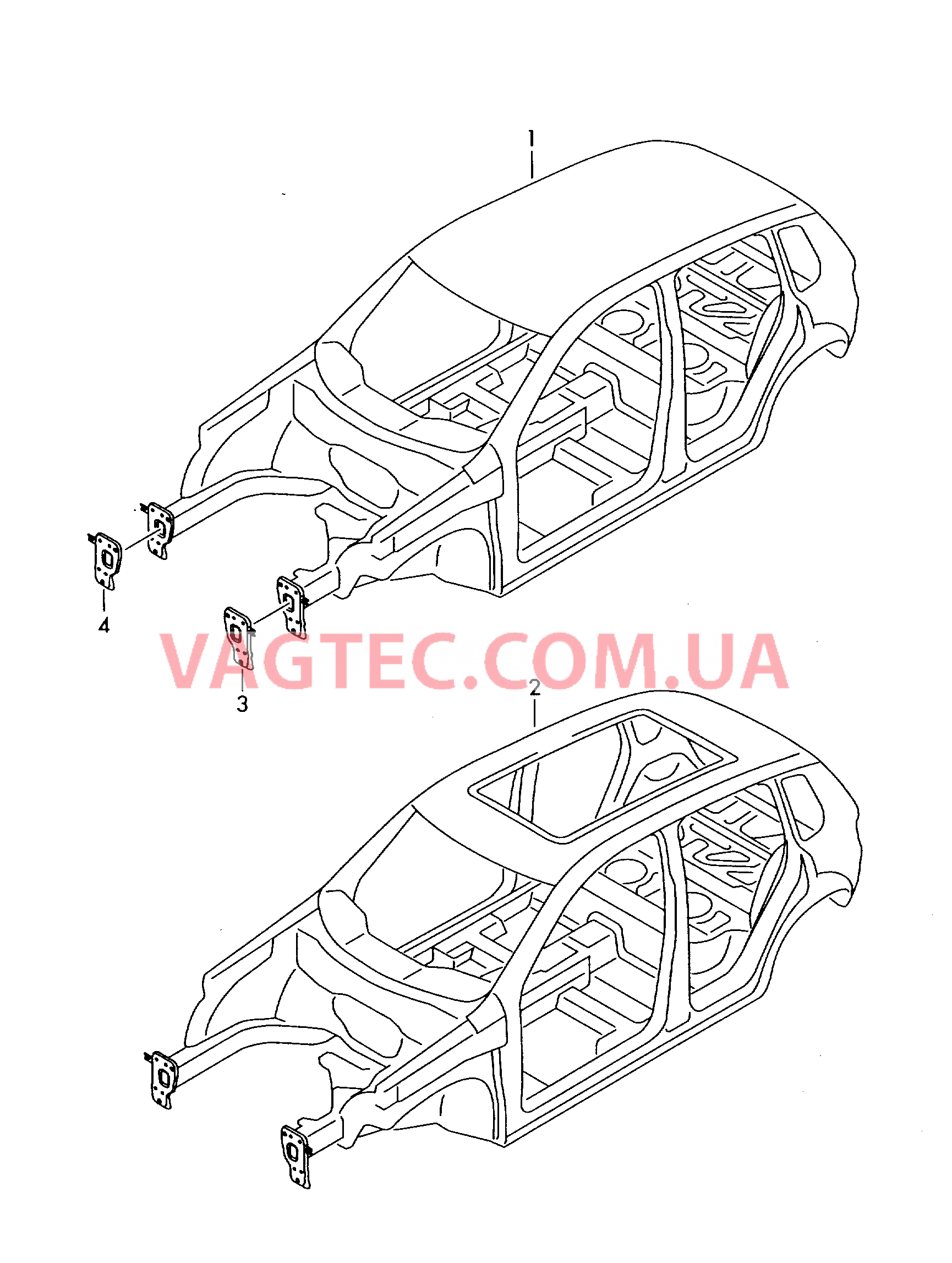 Кузов  для VOLKSWAGEN Tiguan 2014