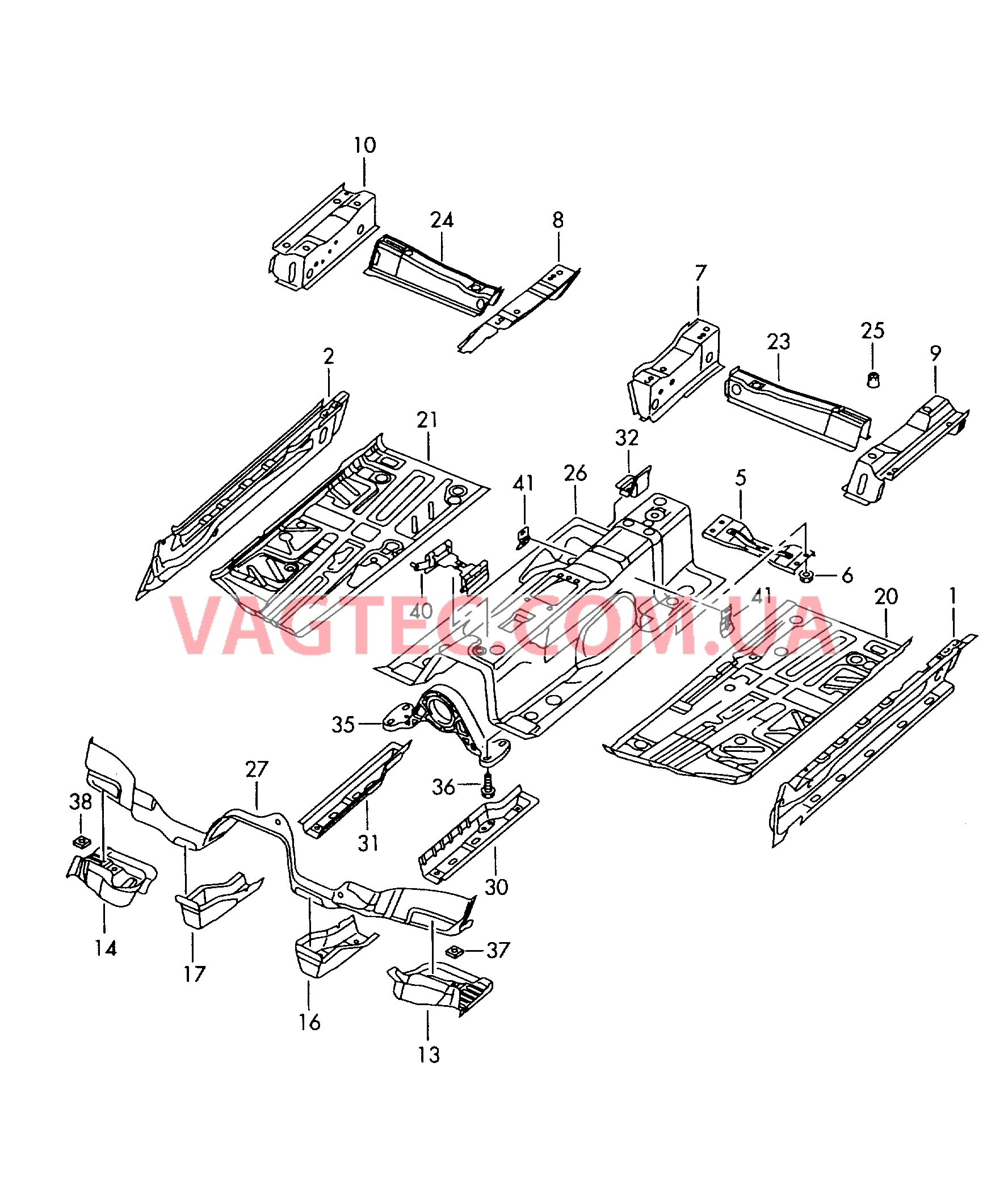 Панель пола для VW TIGUAN   для VOLKSWAGEN Tiguan 2008