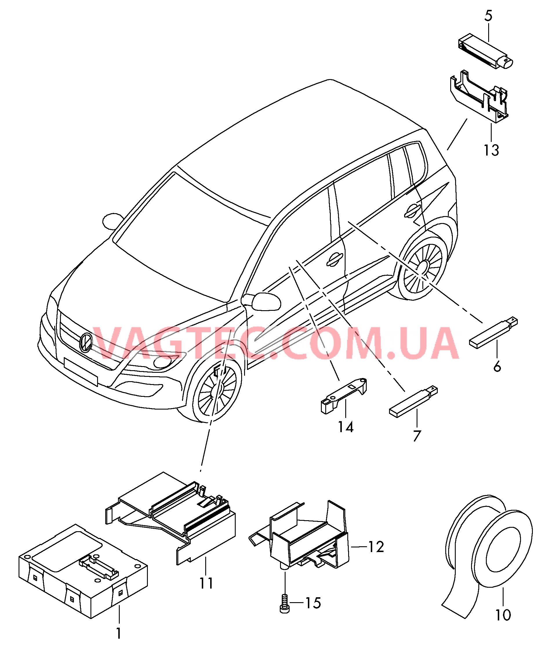 Cписок стартеров   >> 02.11.2009 для VOLKSWAGEN Tiguan 2010