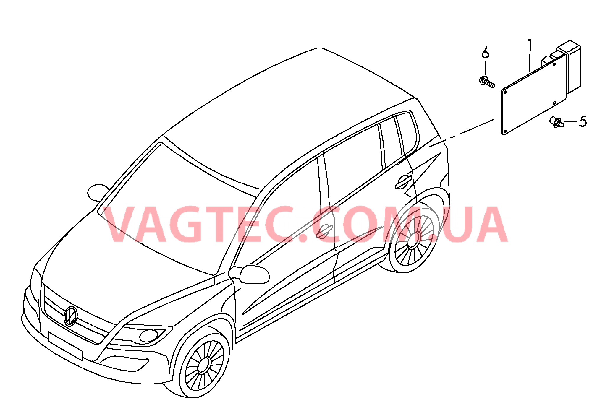 БУ системы электронного регулирования демпфирования  для VOLKSWAGEN Tiguan 2009