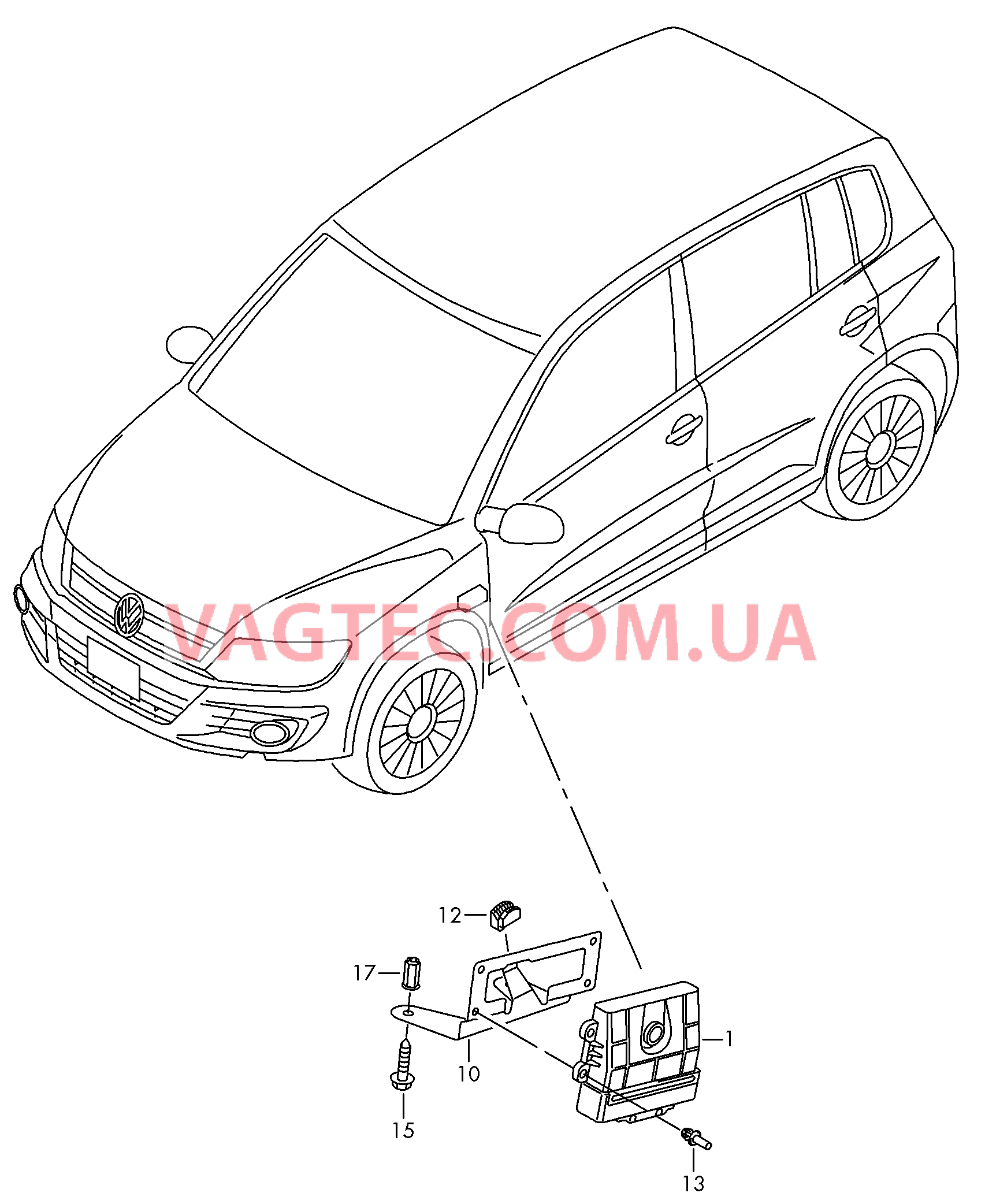 БУ 6-ступенчатой АКП .  для VOLKSWAGEN Tiguan 2013