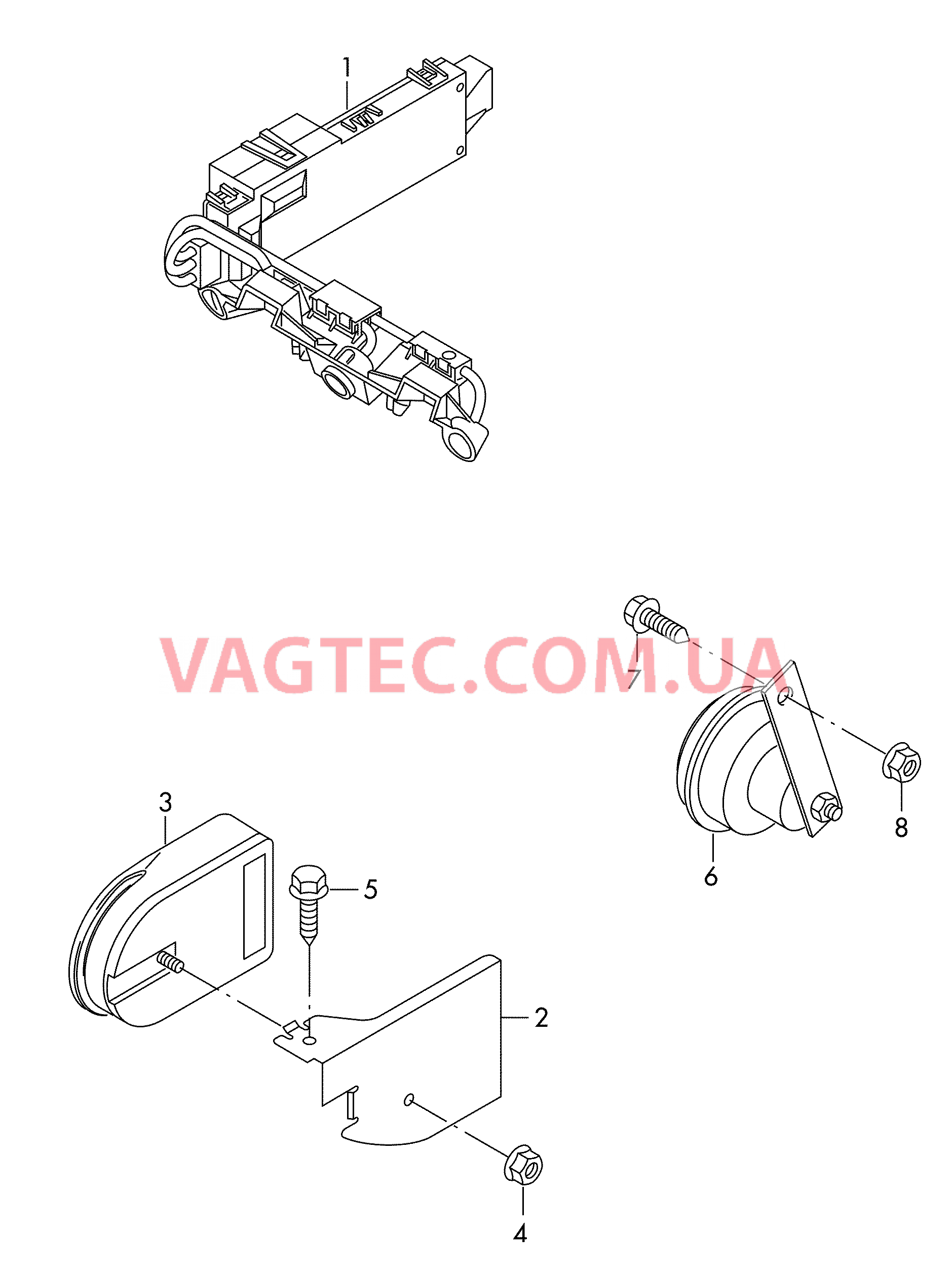 Противоугонная система  для VOLKSWAGEN Tiguan 2014