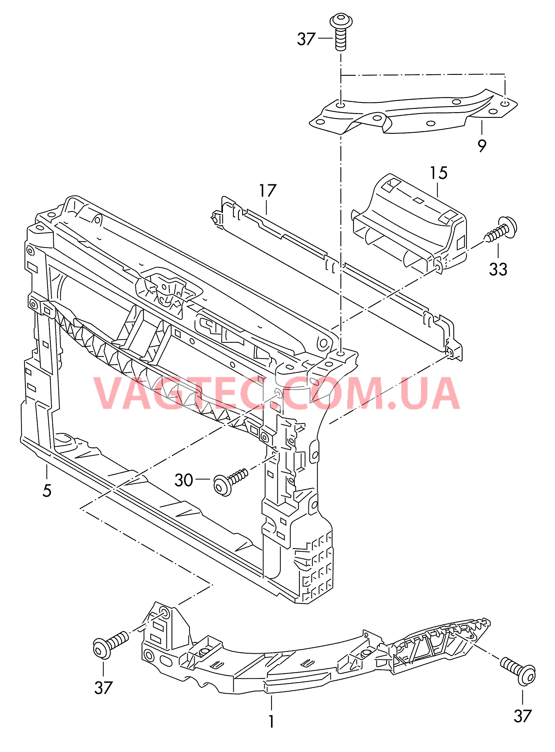 Передняя часть кузова  для VOLKSWAGEN Polo 2015-4