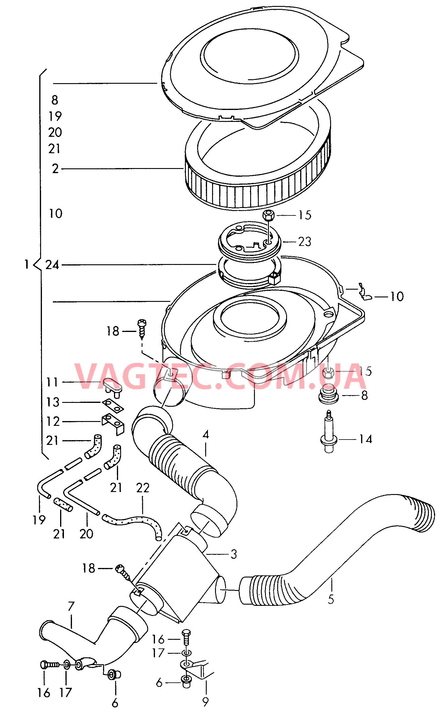 Воздушный фильтр для VW РOLO   для VOLKSWAGEN Polo 2000