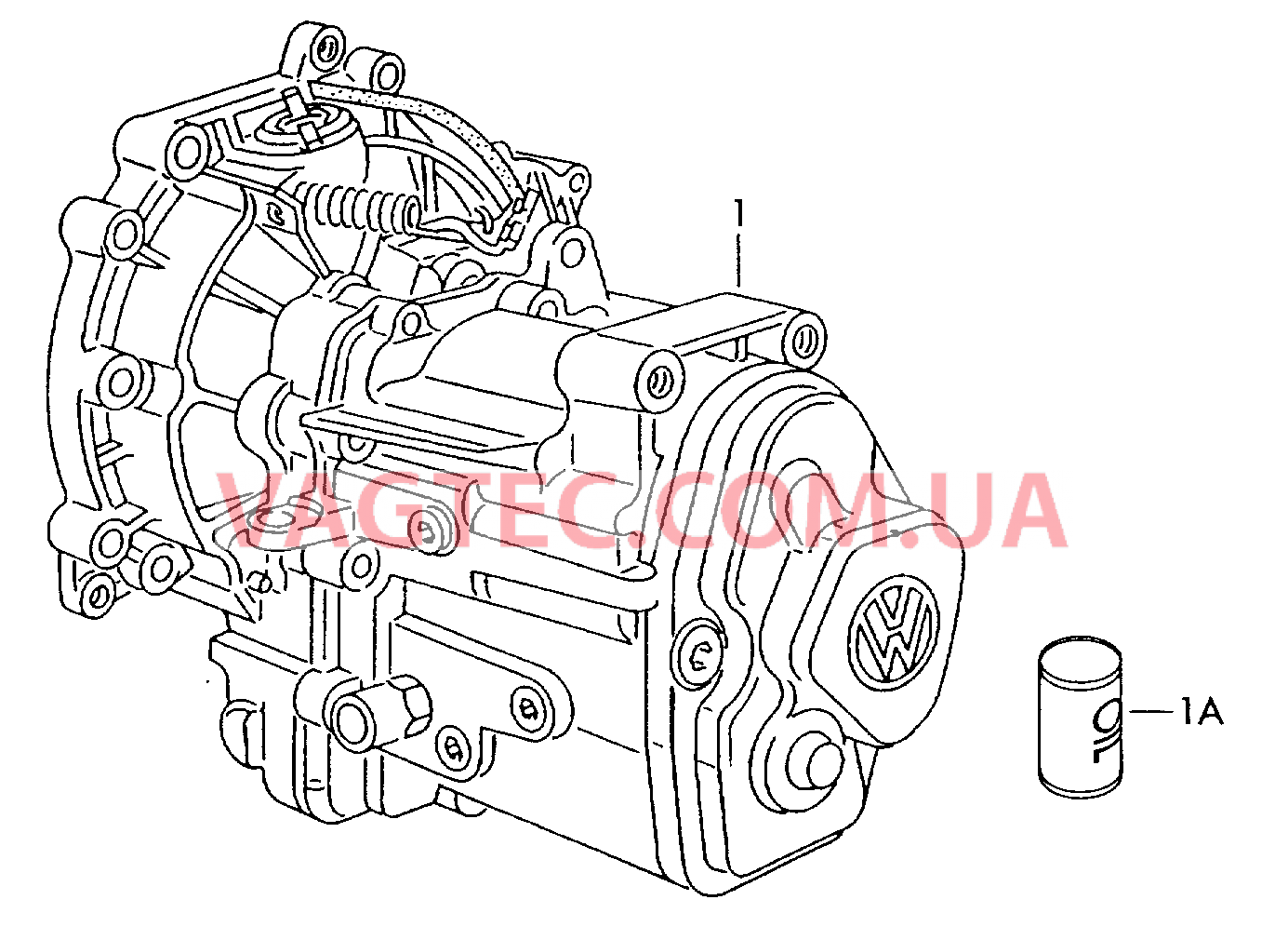 КП в сборе, 5-ступенч. коробка передач для VW РOLO   для VOLKSWAGEN Polo 2000