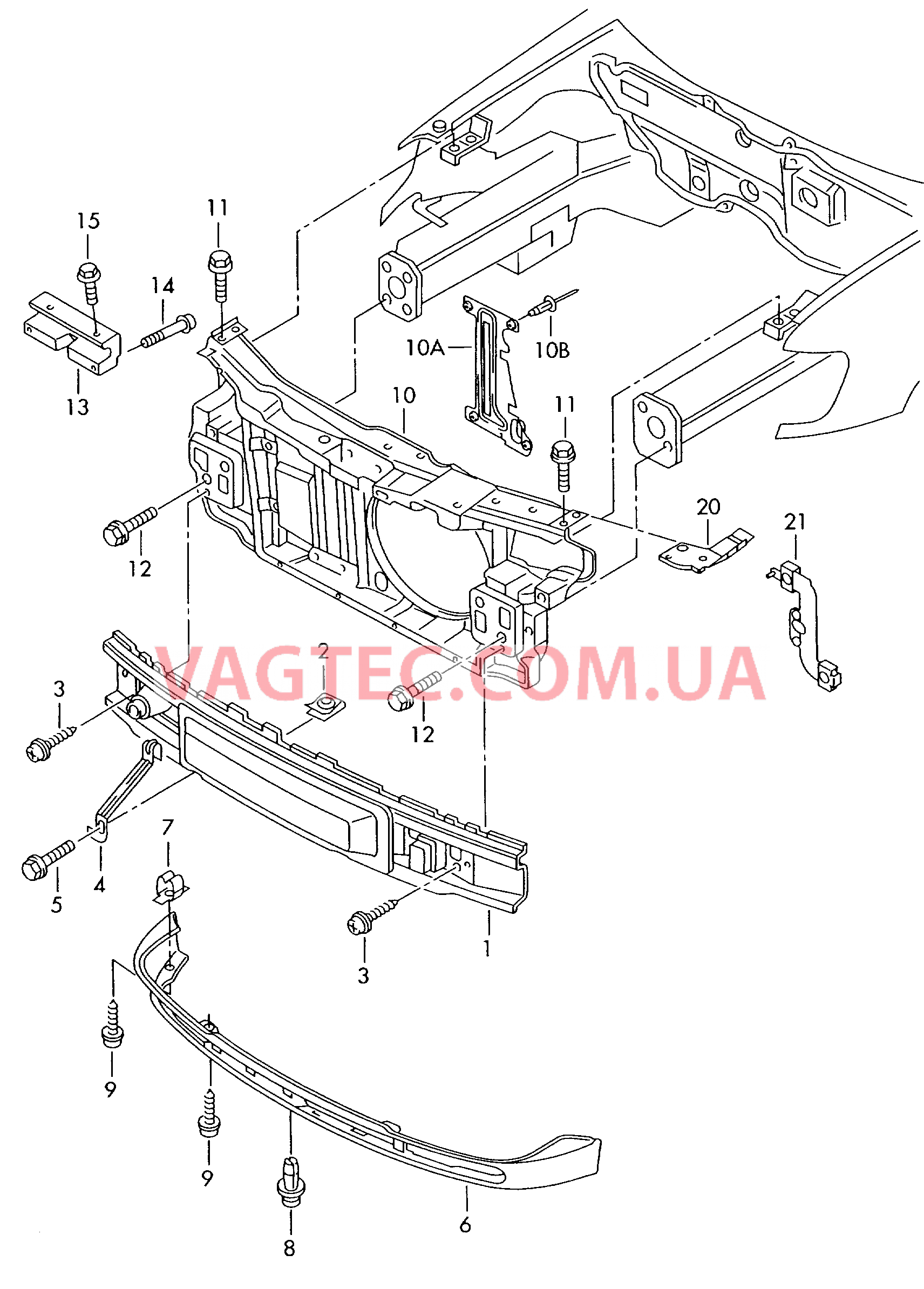 Передняя часть кузова для VW РOLO   для VOLKSWAGEN Polo 2000