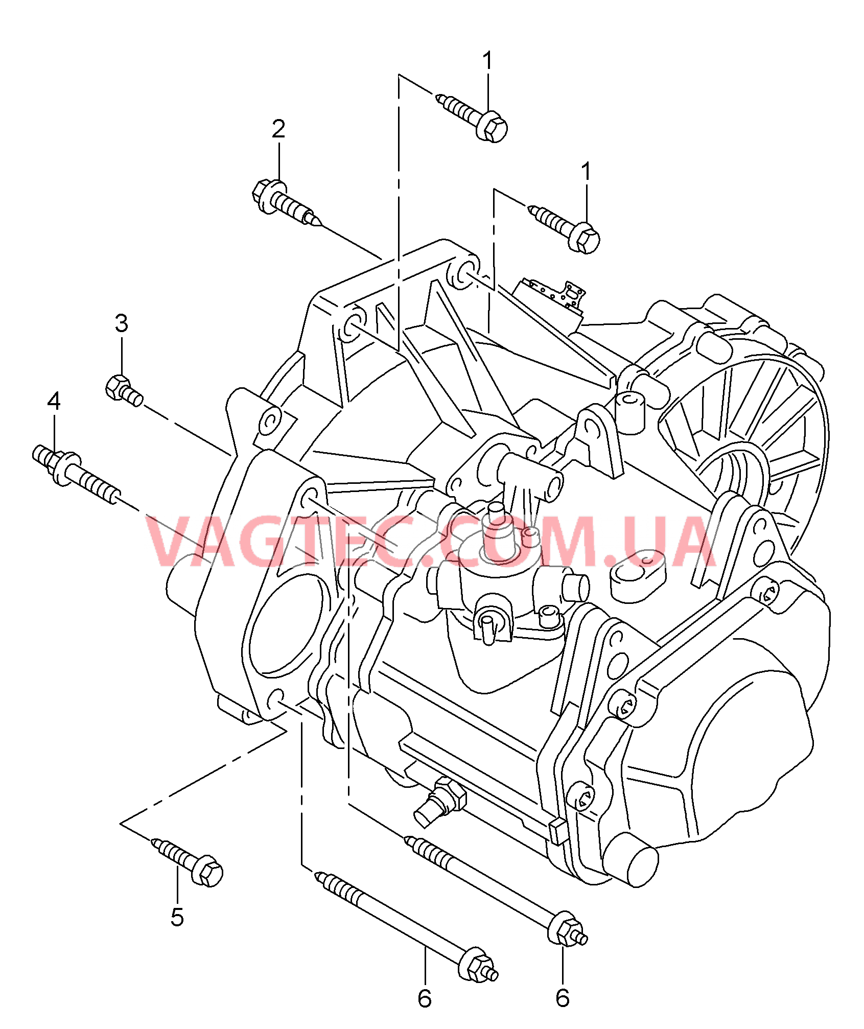 Детали крепления для двигателя и КП  для 5-ступ. механической КП  для VOLKSWAGEN Polo 2017-2