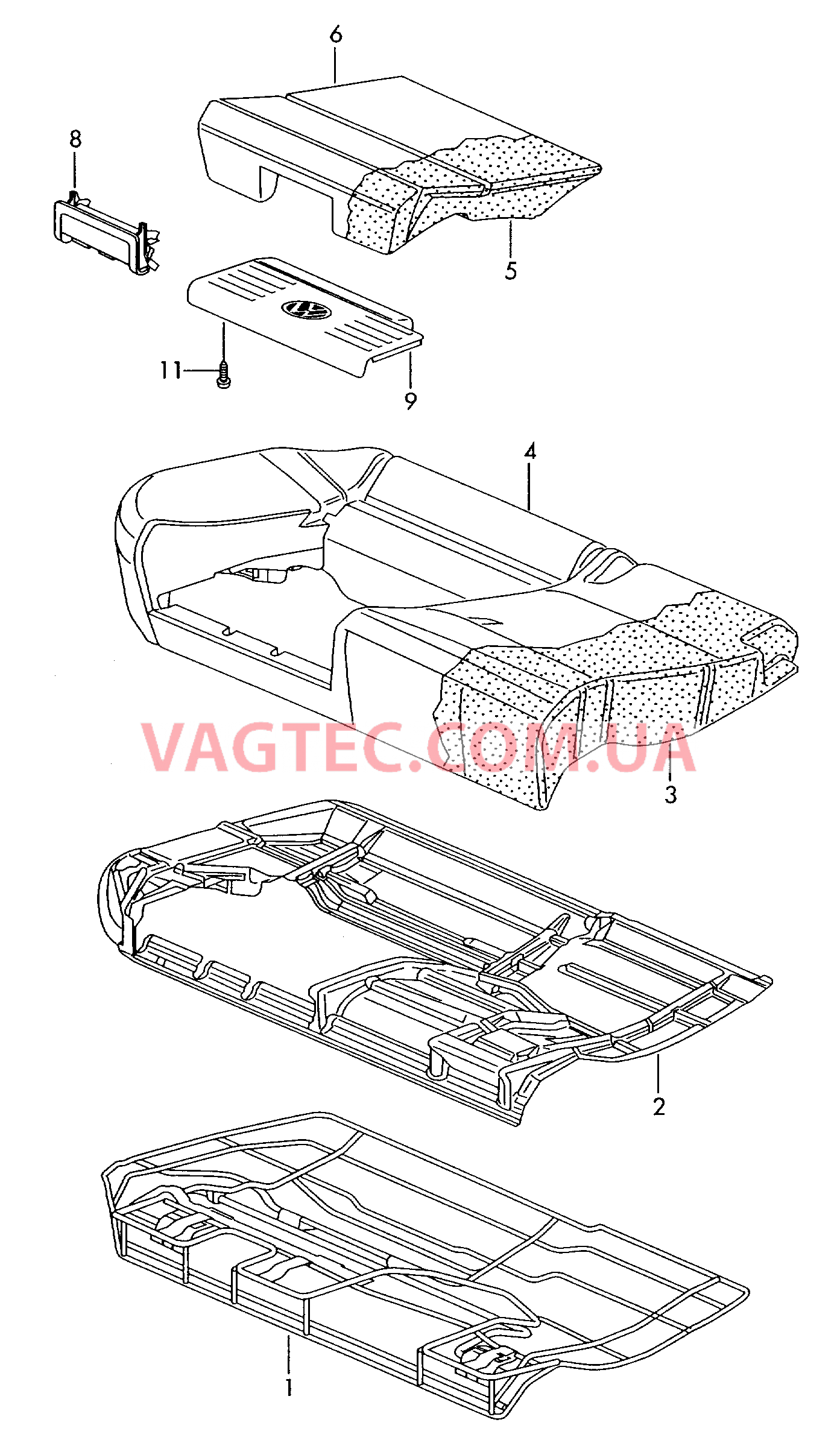 Cиденье, детское  для VOLKSWAGEN Polo 2003