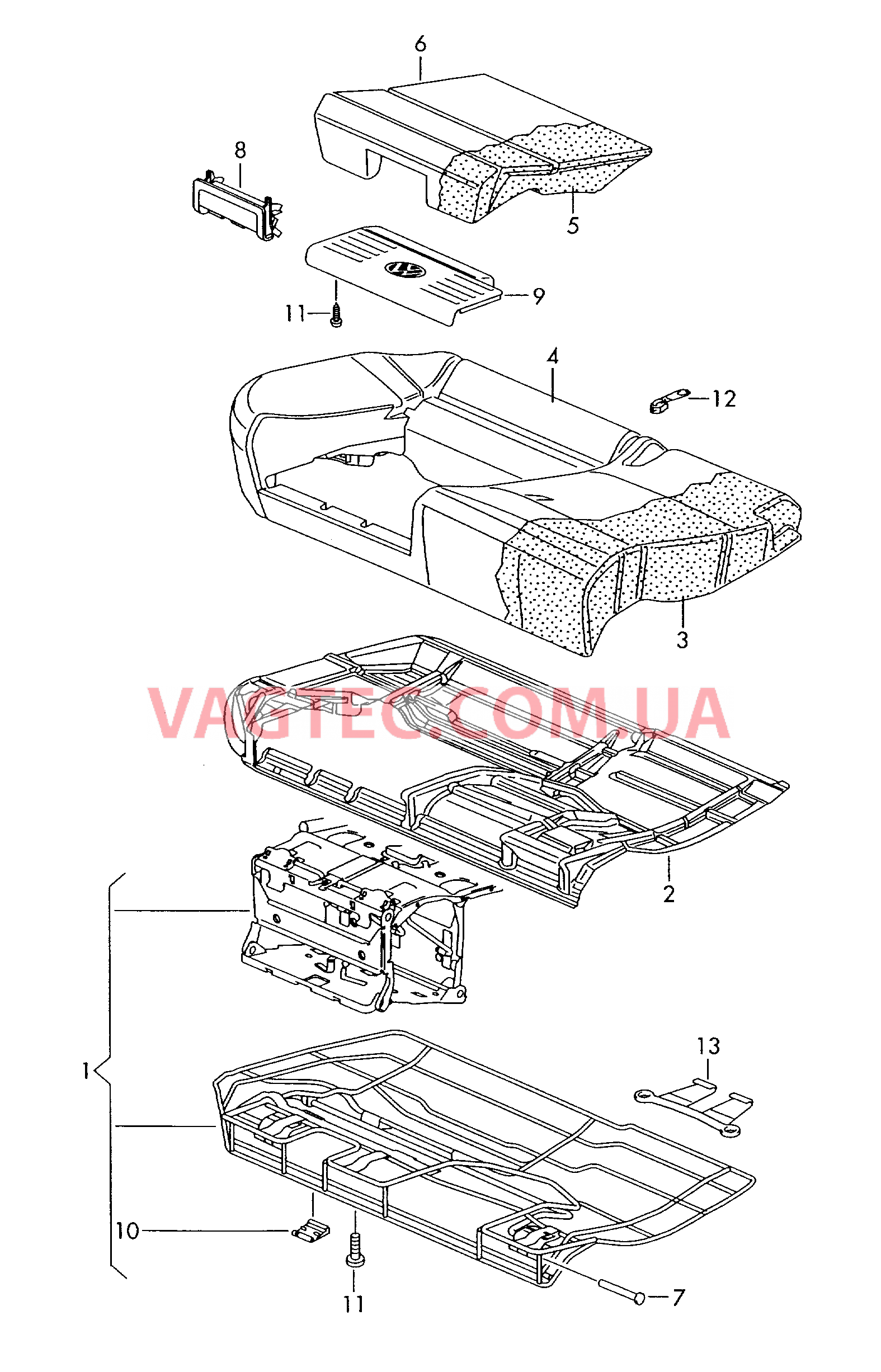 Cиденье, детское  для VOLKSWAGEN Polo 2006