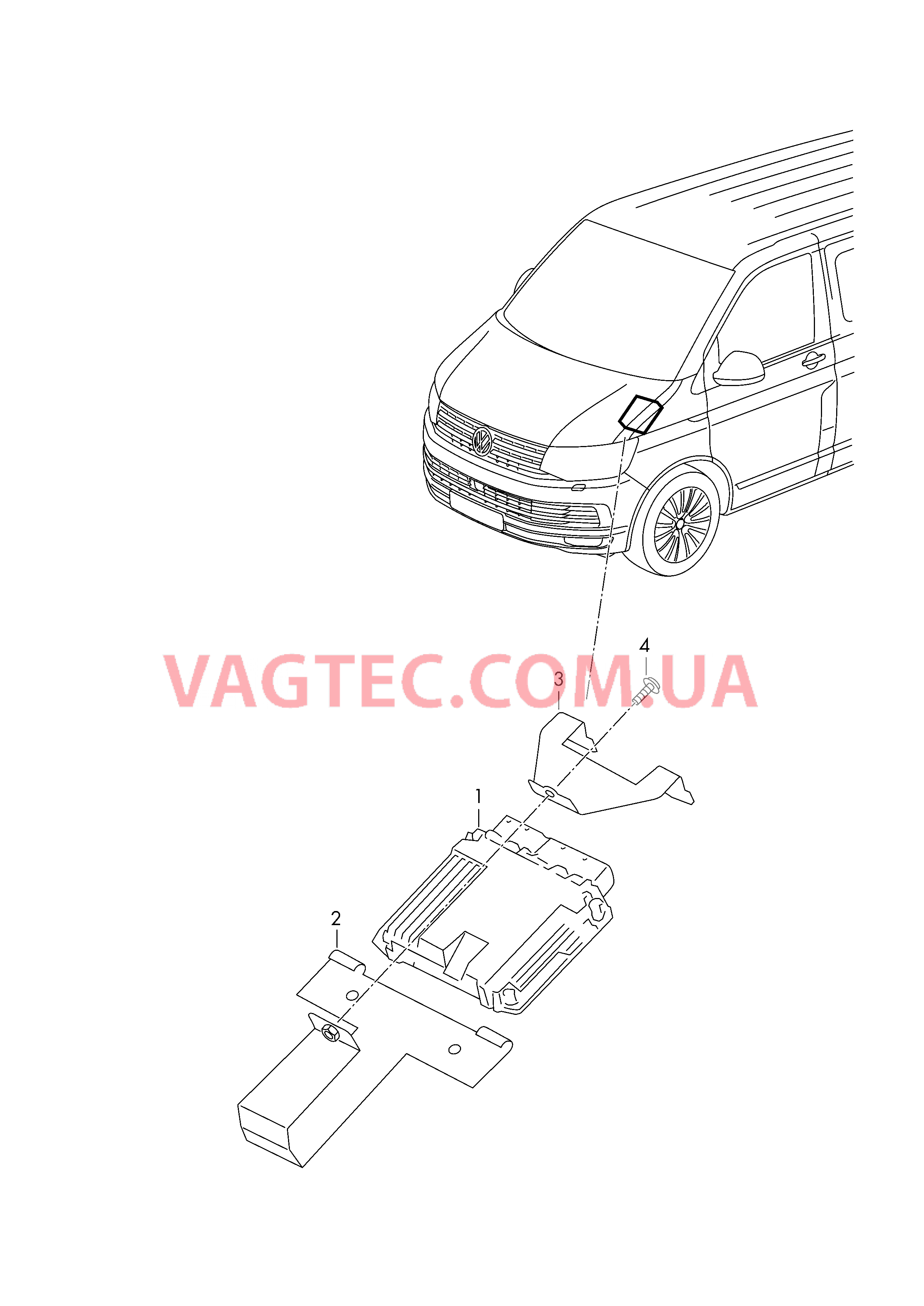 БУ дизельного двигателя Крепёжные детали  для VOLKSWAGEN Transporter 2018-1