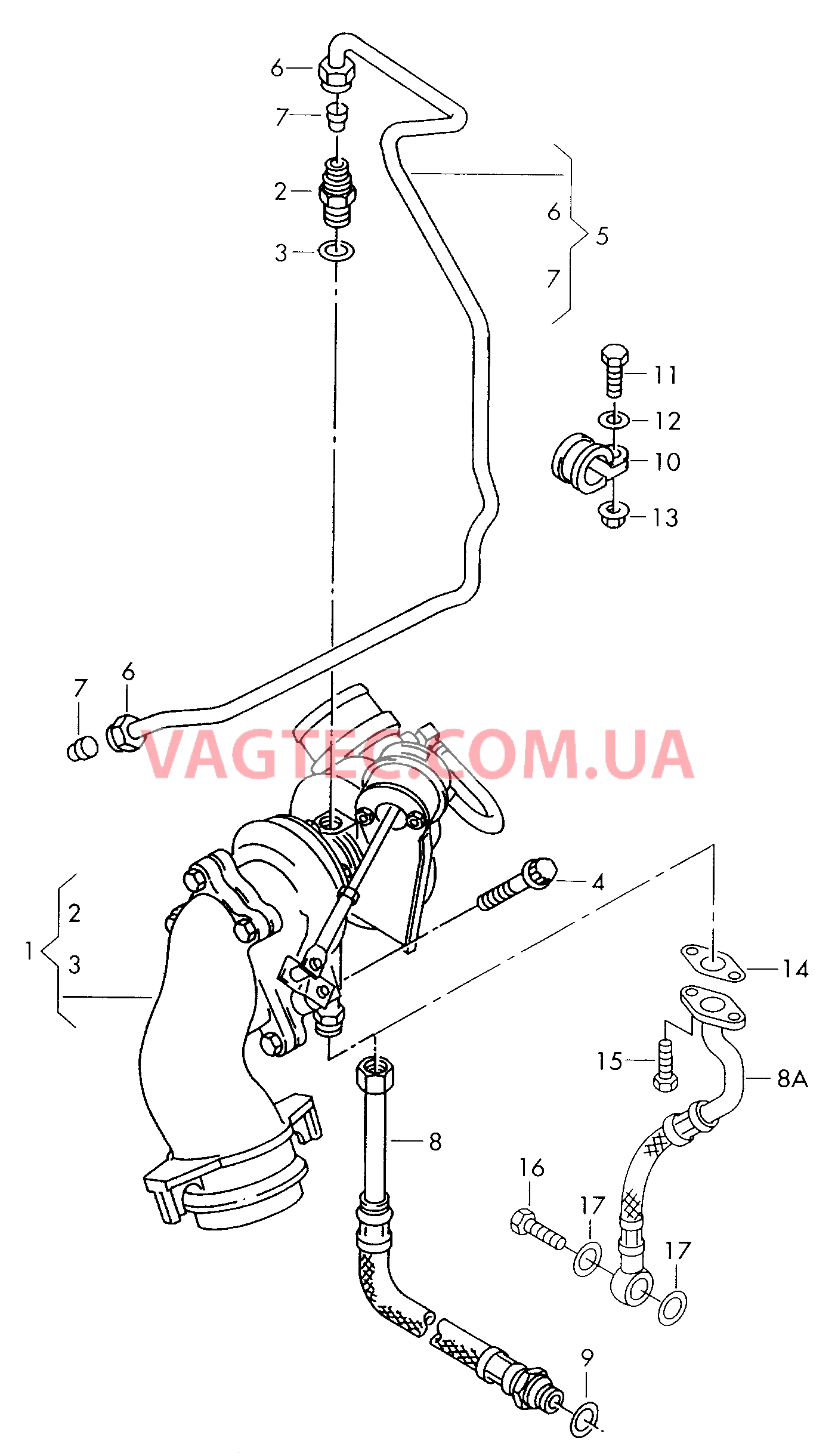 Турбонагнетатель  для VOLKSWAGEN Transporter 2004