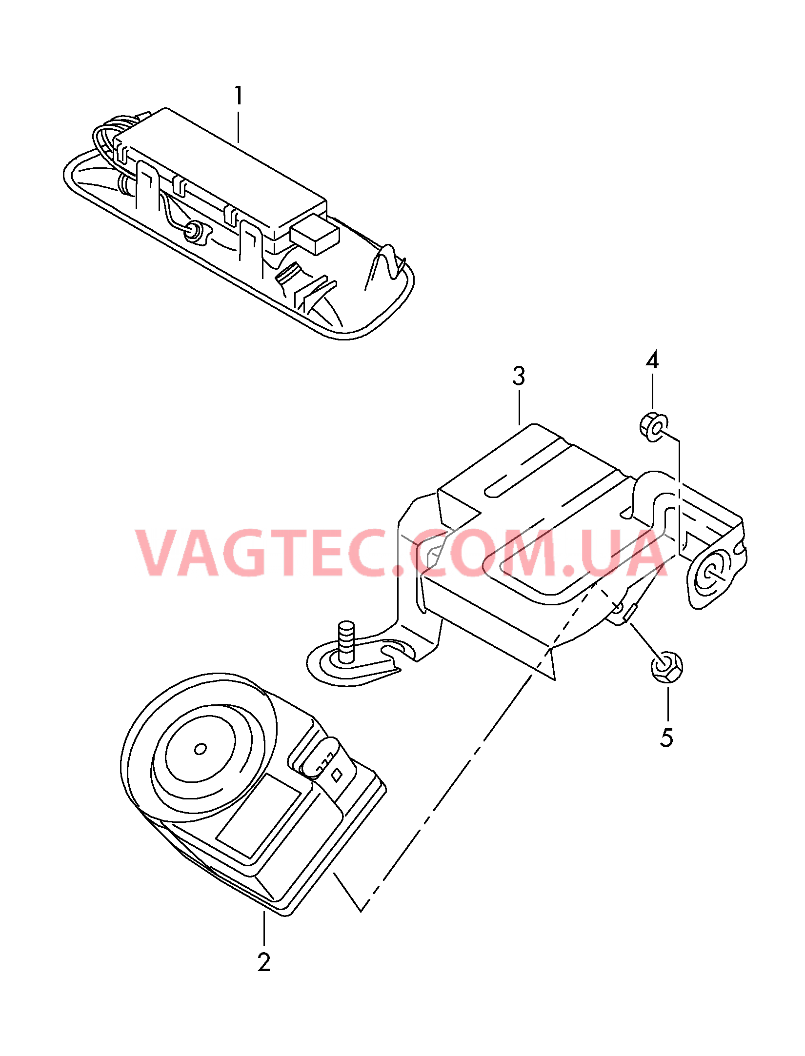 Противоугонная система  для VOLKSWAGEN Transporter 2019-1