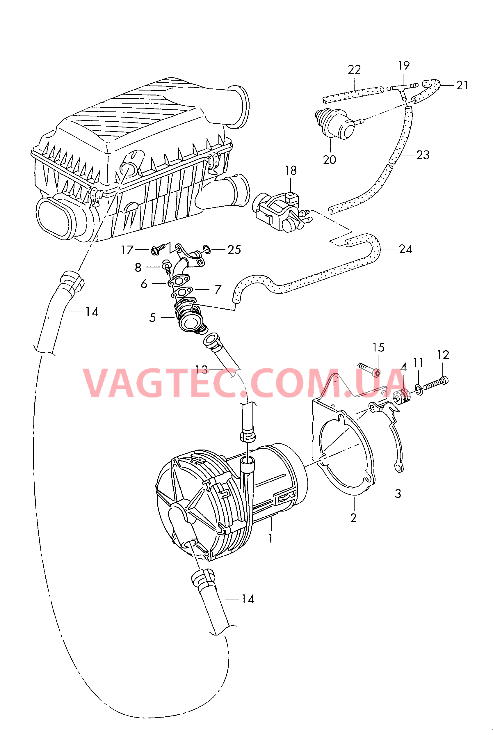 Насос вторичного воздуха  для VOLKSWAGEN Transporter 2003