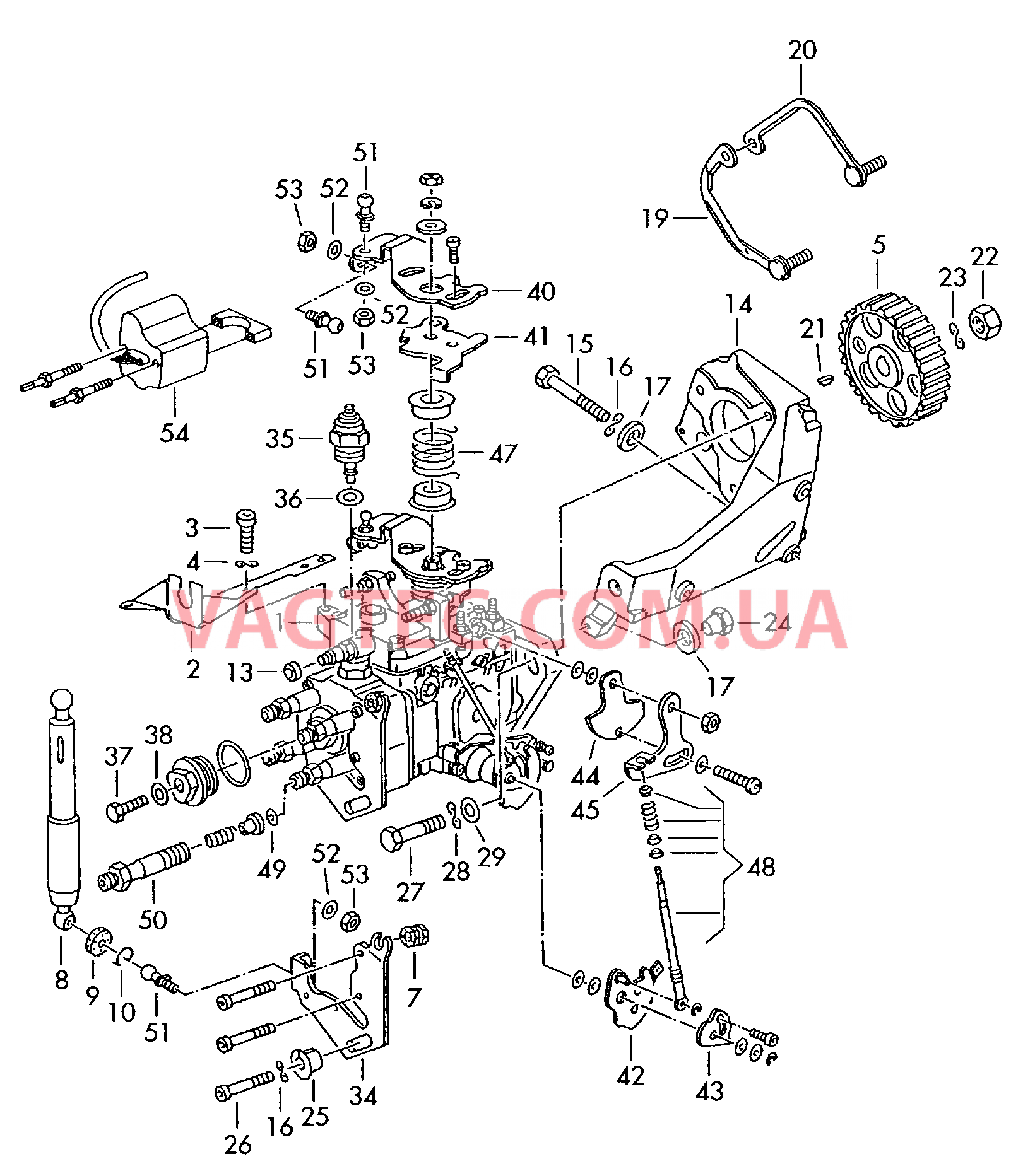 ТНВД  для VOLKSWAGEN Transporter 2001