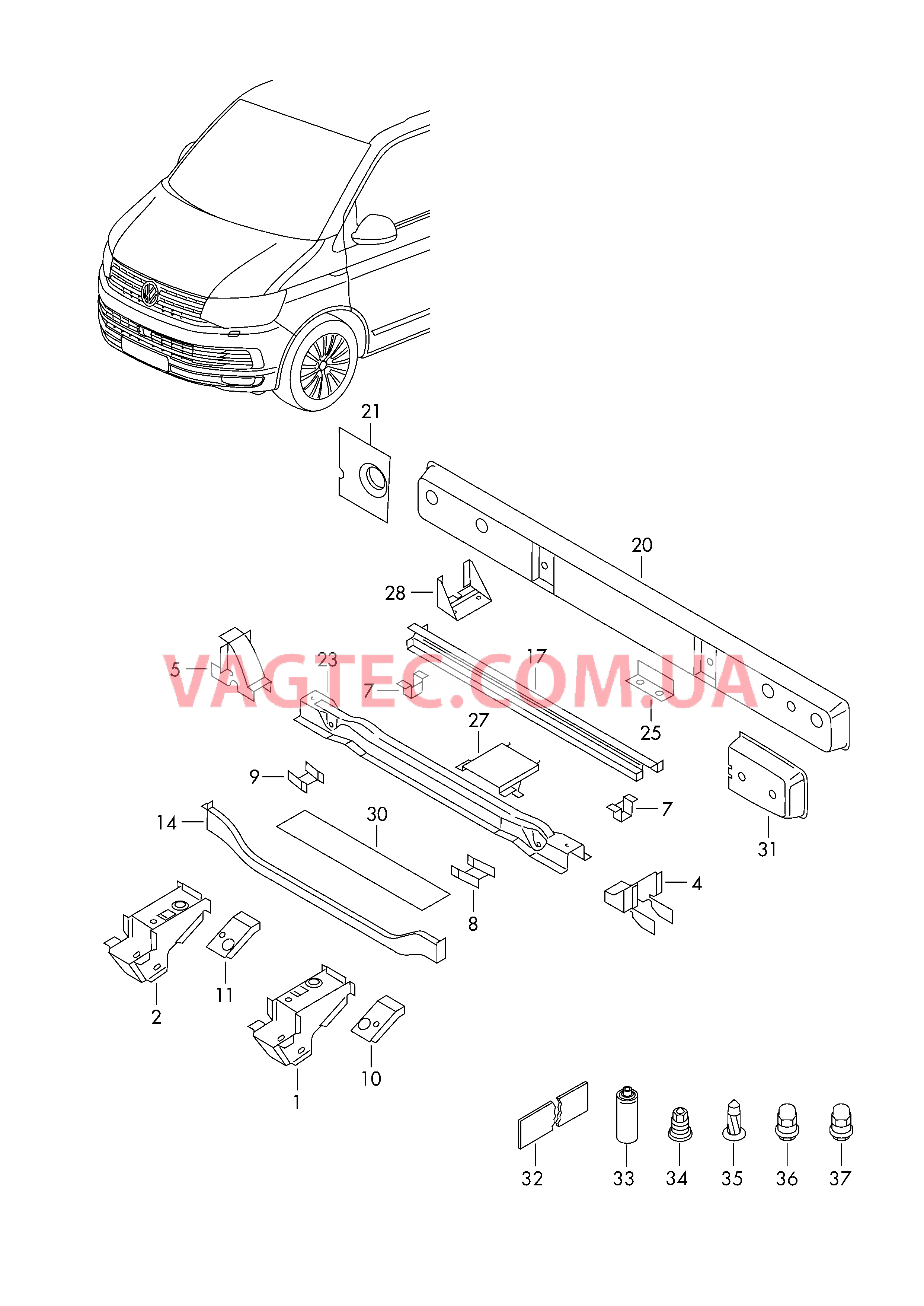 Рама  для VOLKSWAGEN Transporter 2016-1