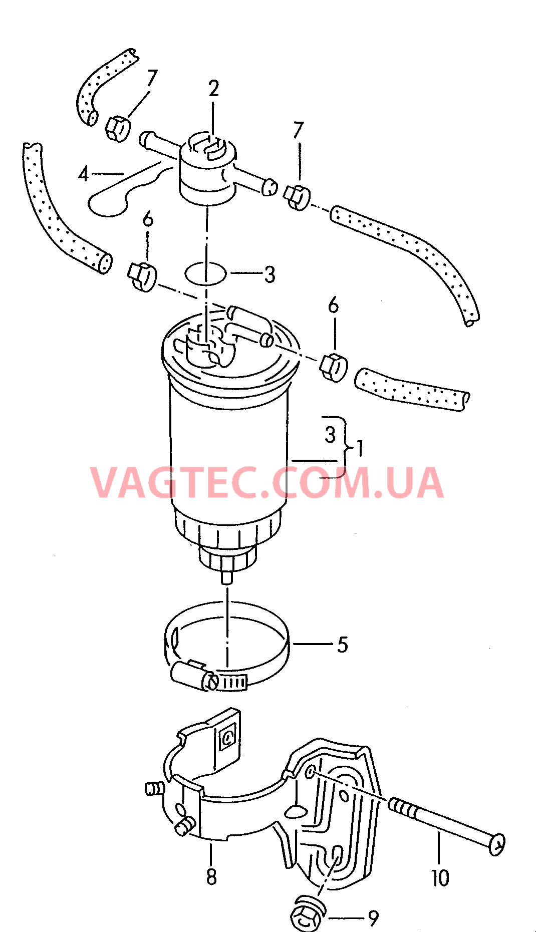 Топливный фильтр  для VOLKSWAGEN Transporter 2000