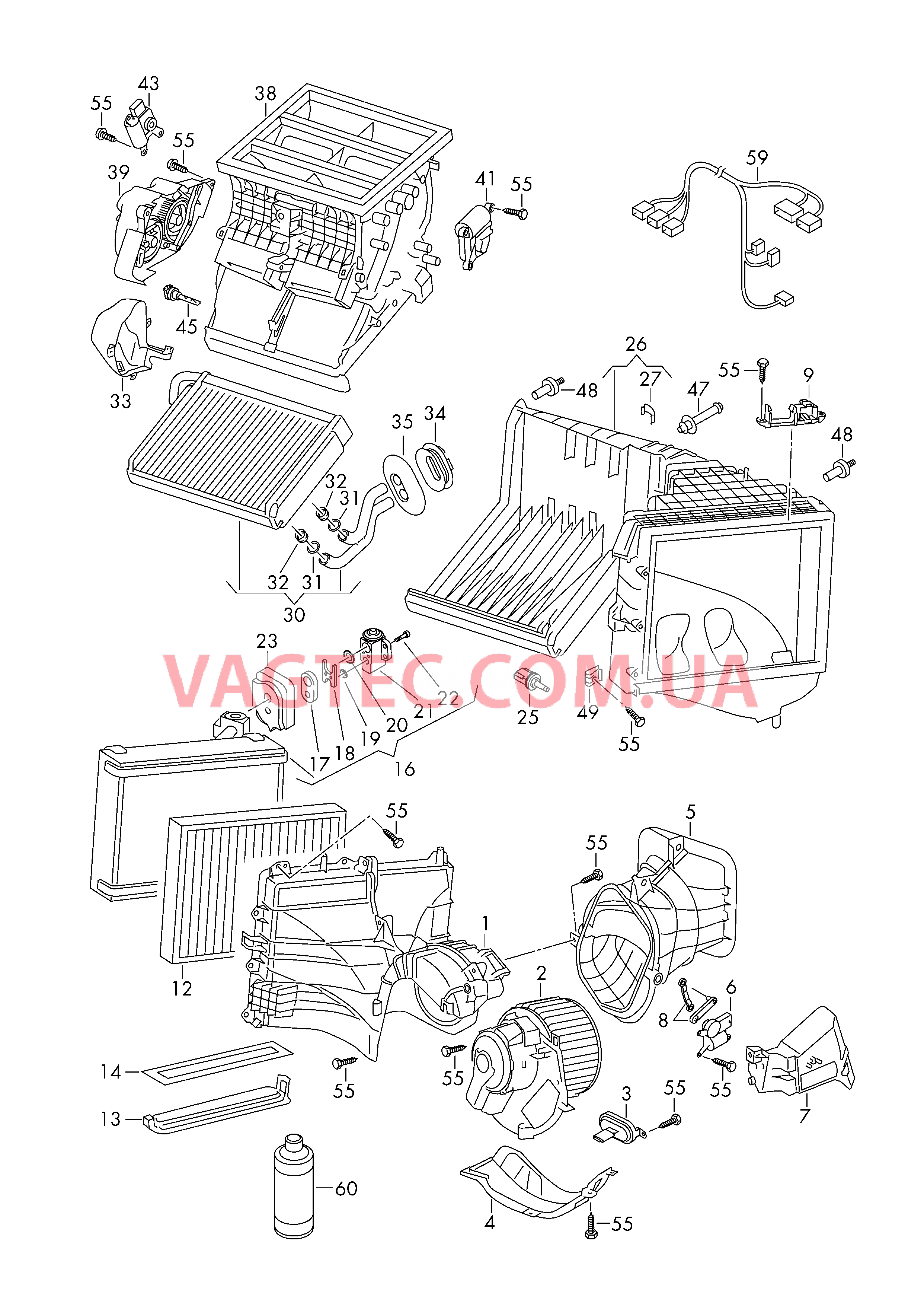 Кондиционер  для VOLKSWAGEN Transporter 2017-1