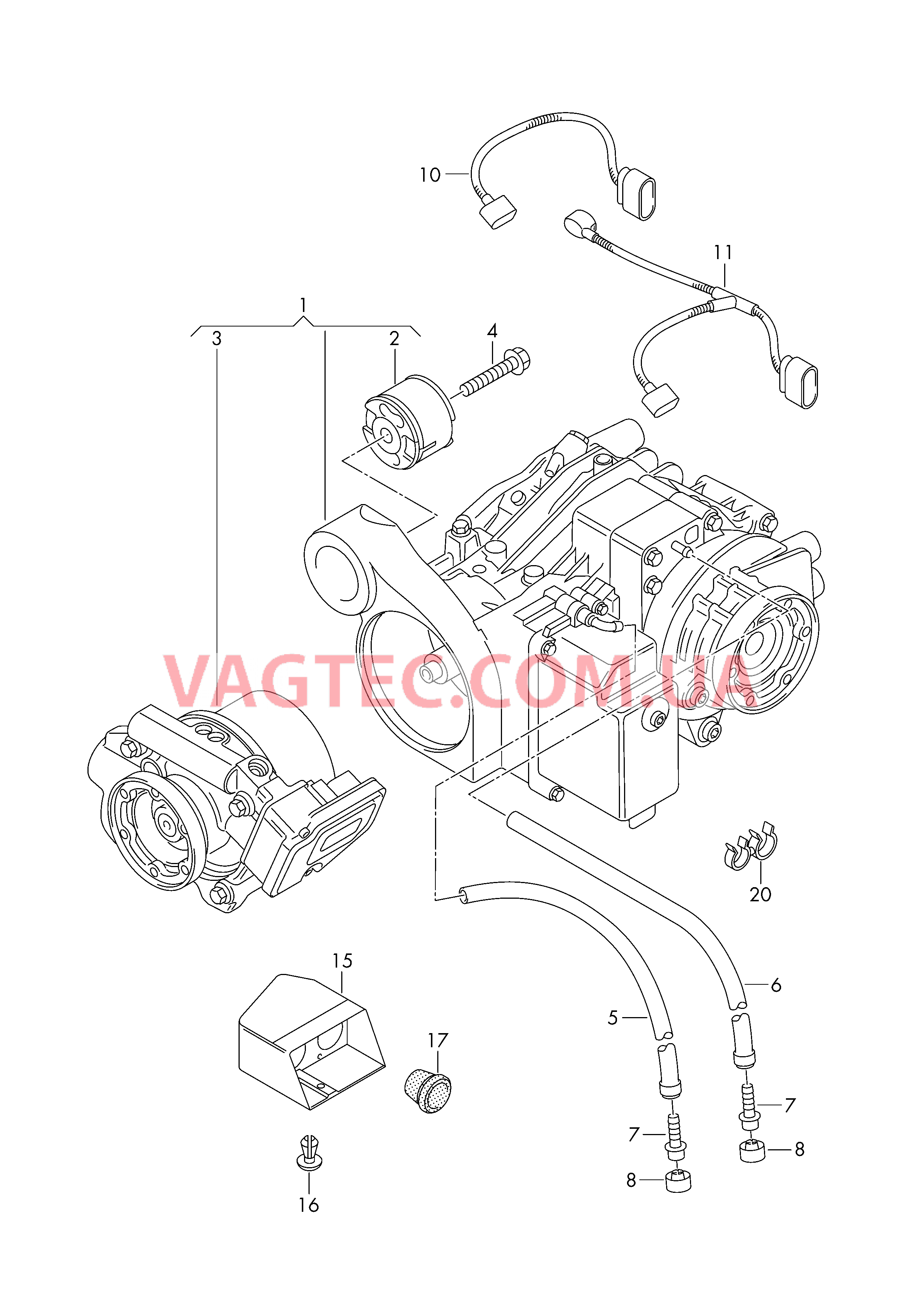 Главная передача в сборе ALLRADKUPPLUNG  для VOLKSWAGEN Transporter 2007-1