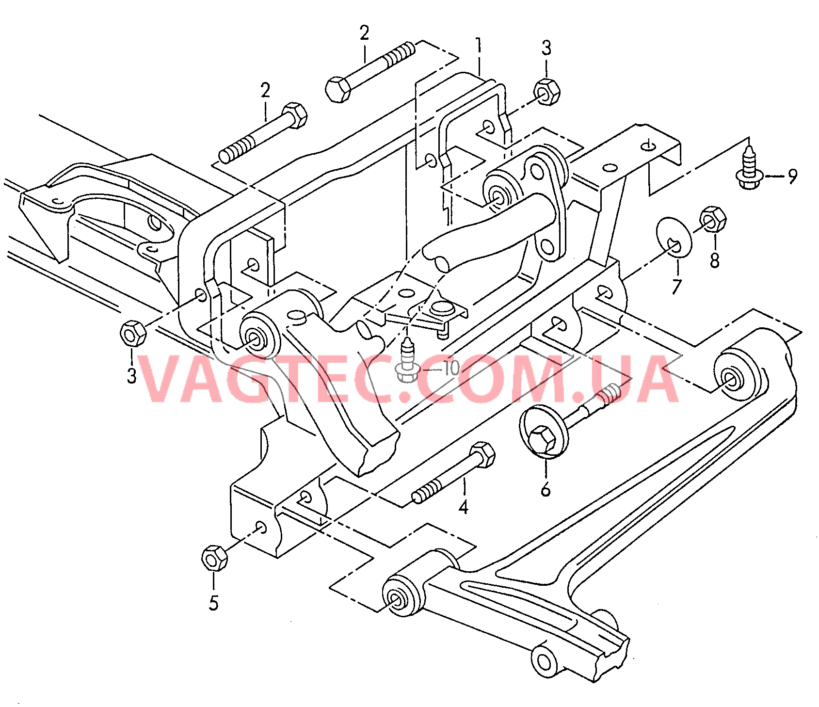 Кронштейн навесных агрегатов  для VOLKSWAGEN Transporter 2003