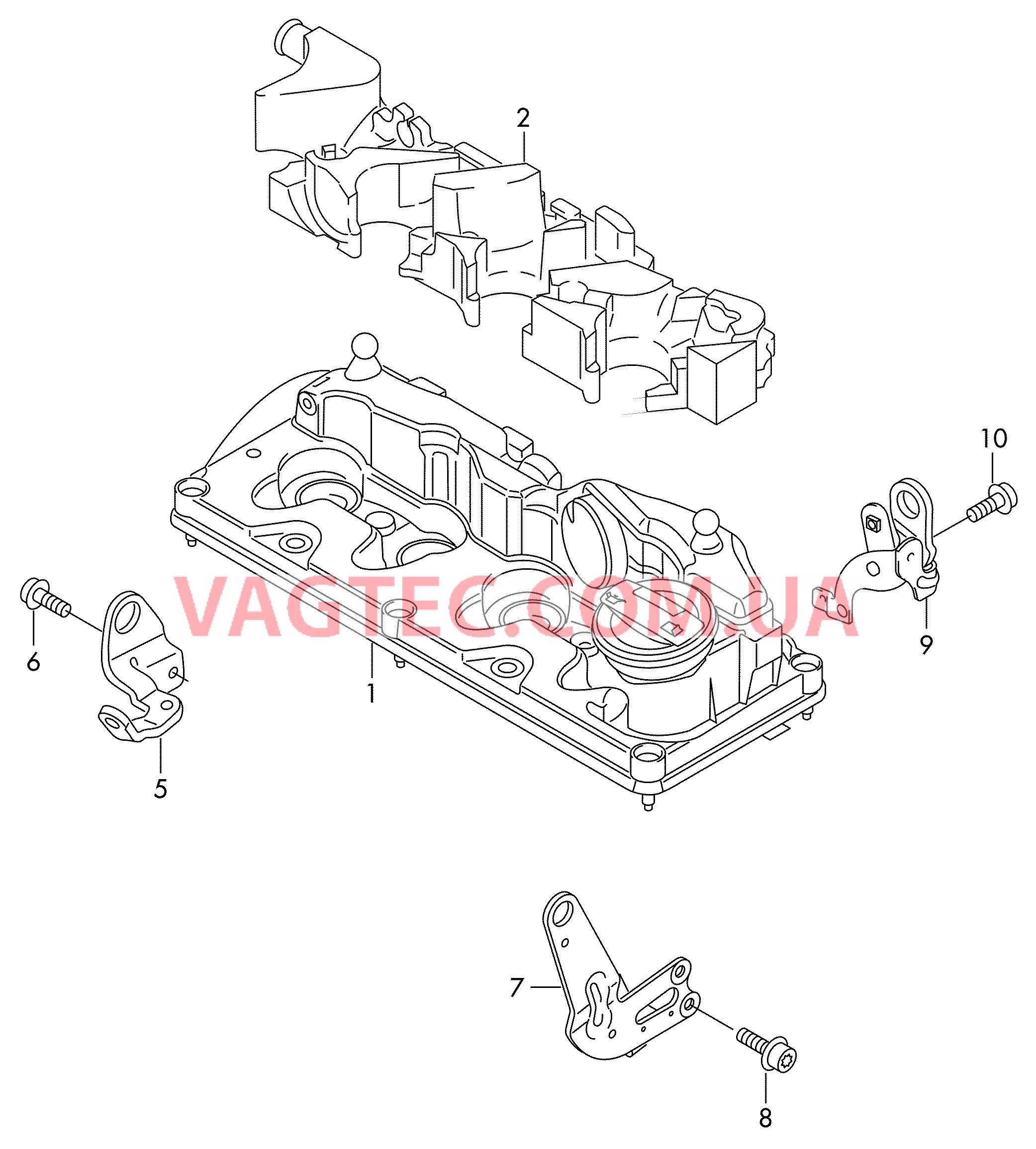 Проушина Гаситель  для VOLKSWAGEN Transporter 2010-3