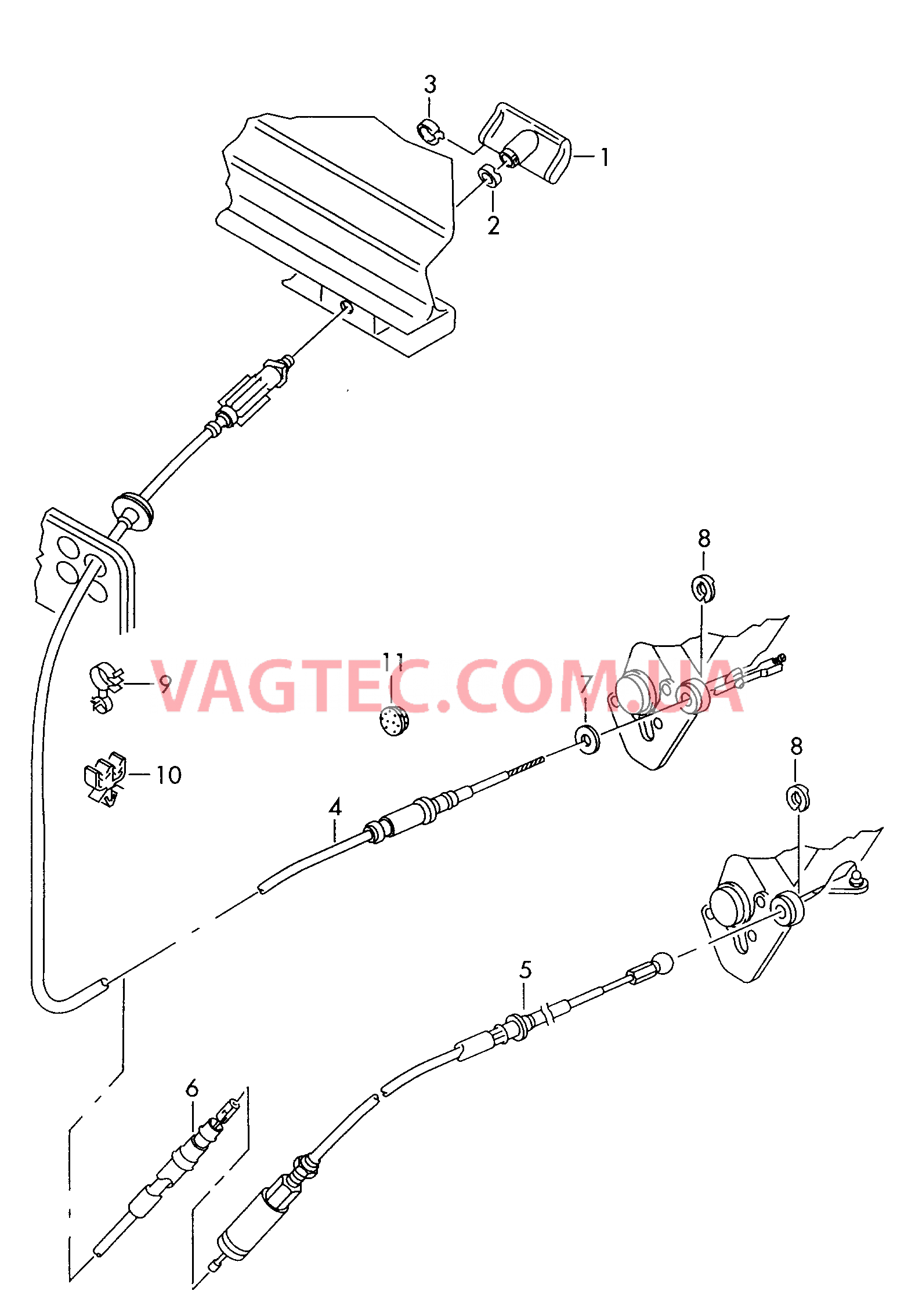 Тяга стартера  для VOLKSWAGEN Transporter 2003