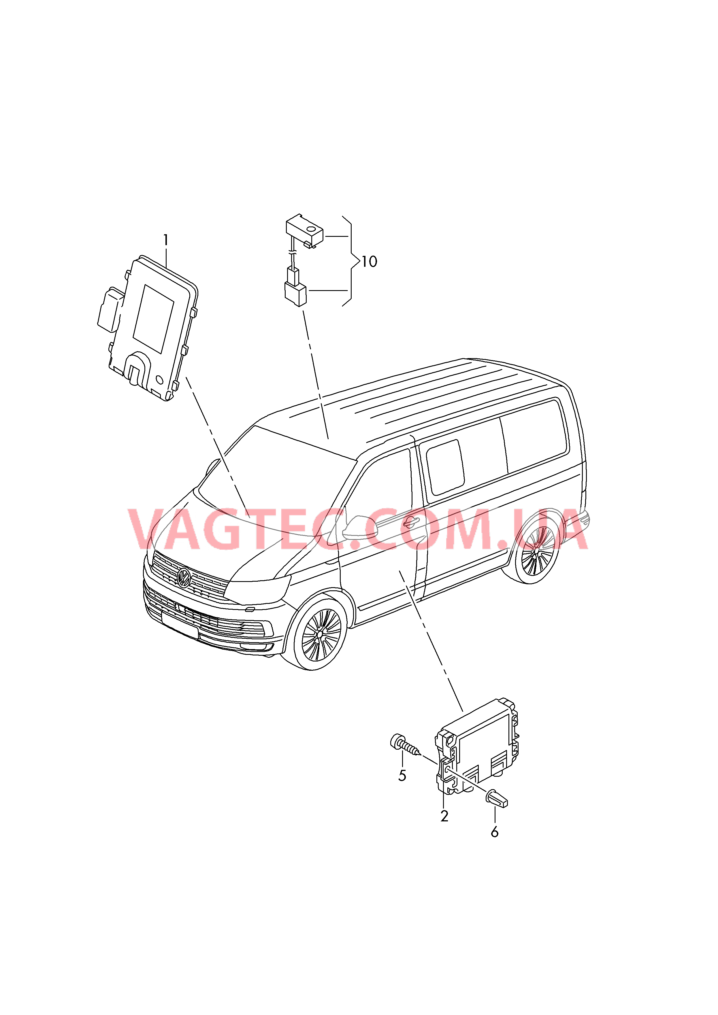 Электрические компоненты для телефона  для VOLKSWAGEN Transporter 2017-1