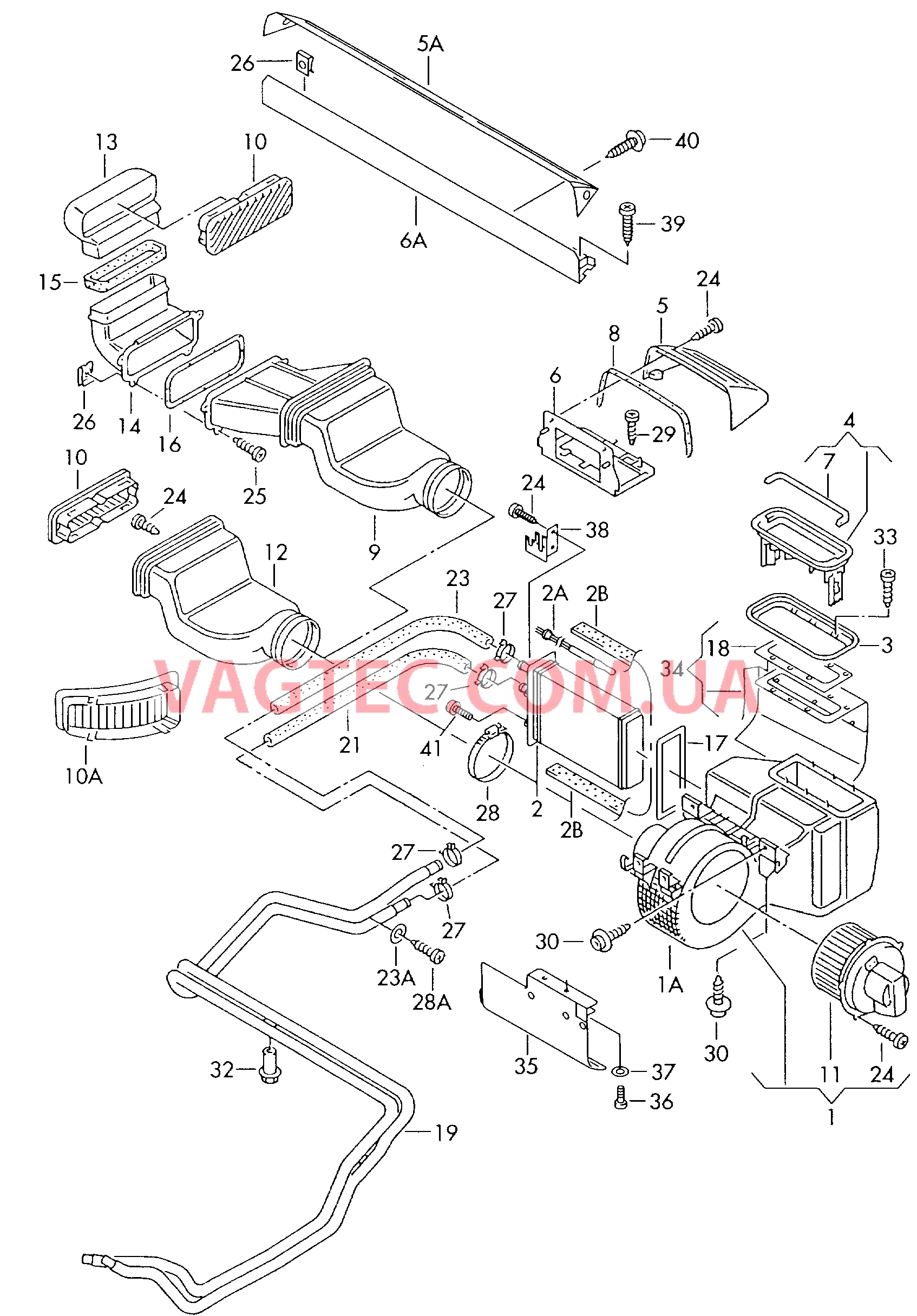 Отопление дополнительное в салоне  для VOLKSWAGEN Transporter 2004