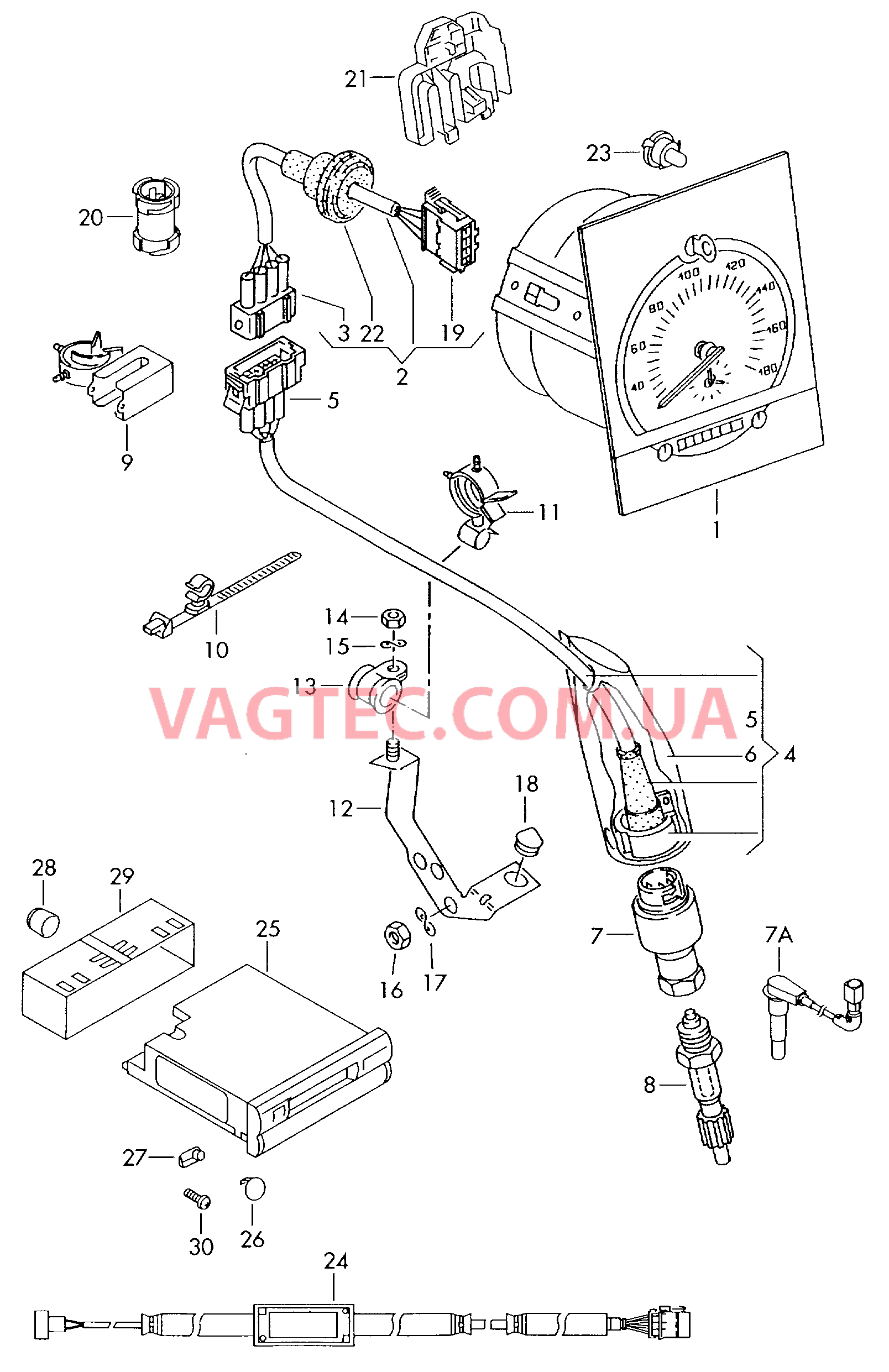 Тахограф  для VOLKSWAGEN Transporter 2003