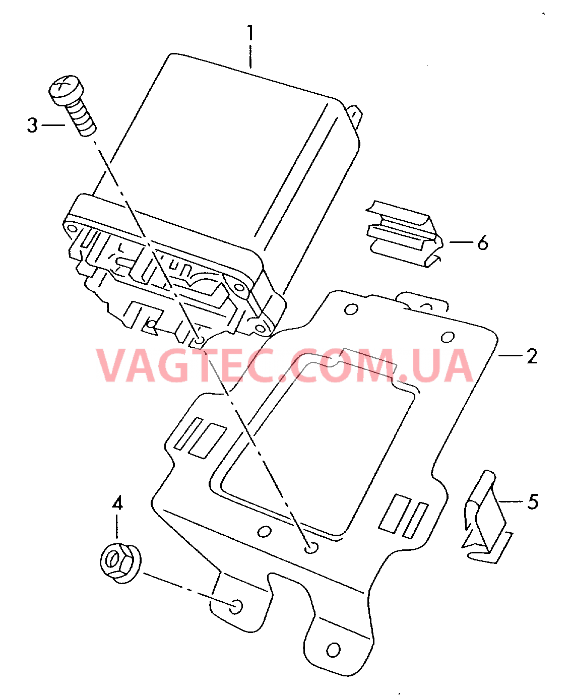 БУ 4-ступенчатой АКП .  для VOLKSWAGEN Transporter 2001