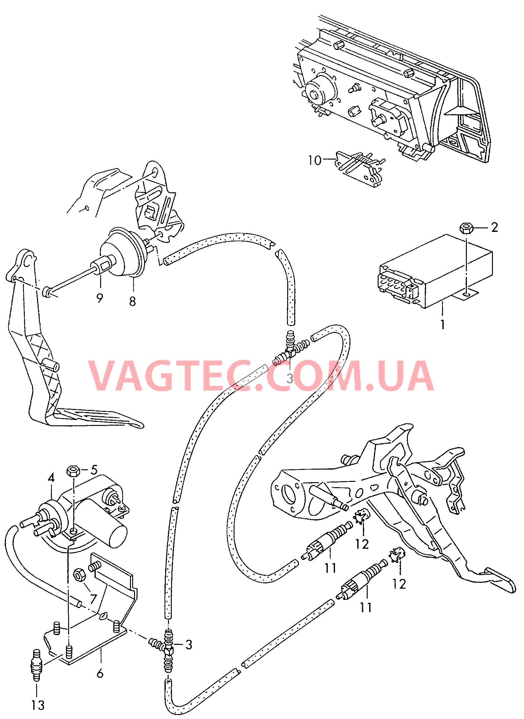Круиз-контроль  для VOLKSWAGEN Transporter 2001