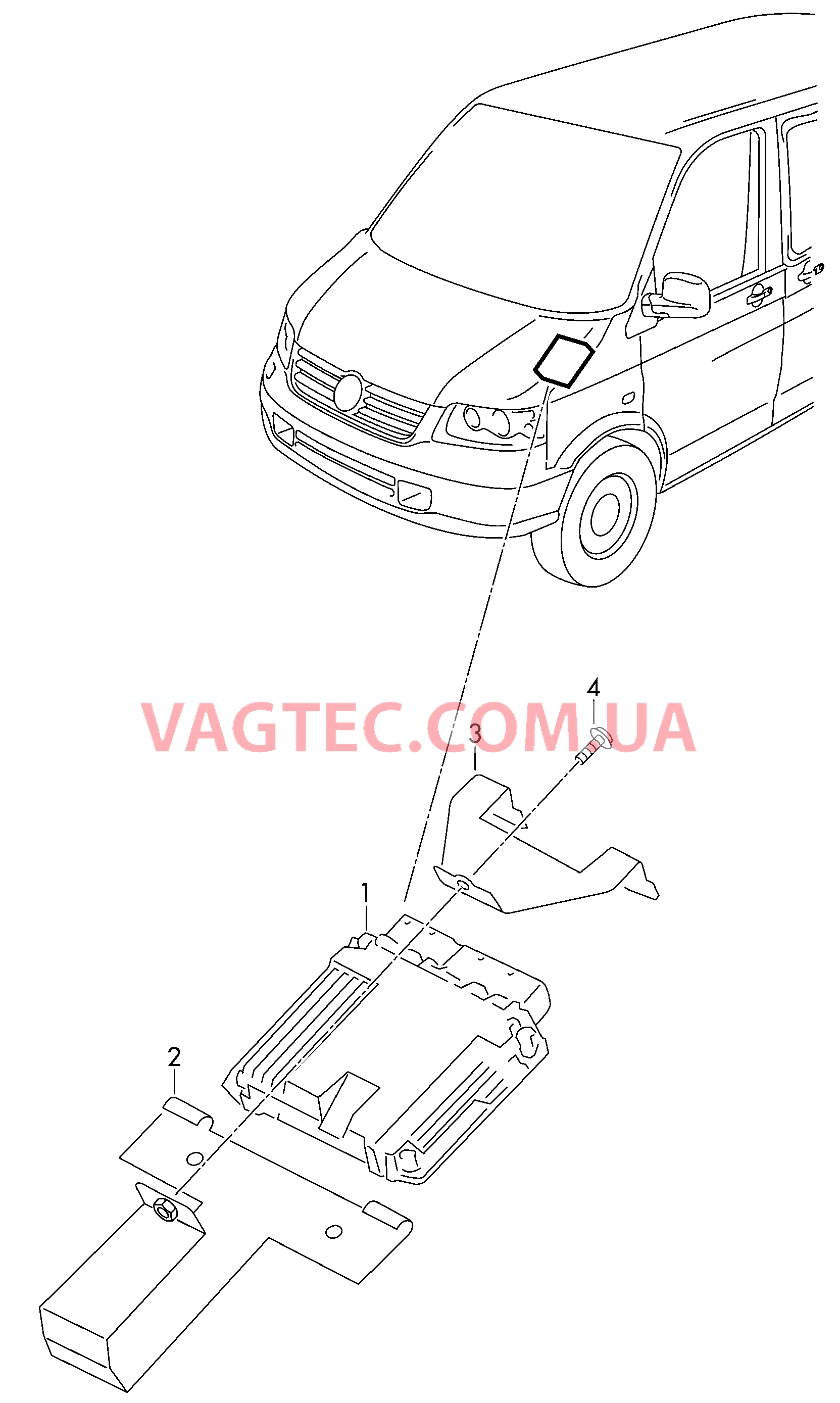 Cписок стартеров  для VOLKSWAGEN Transporter 2010-3