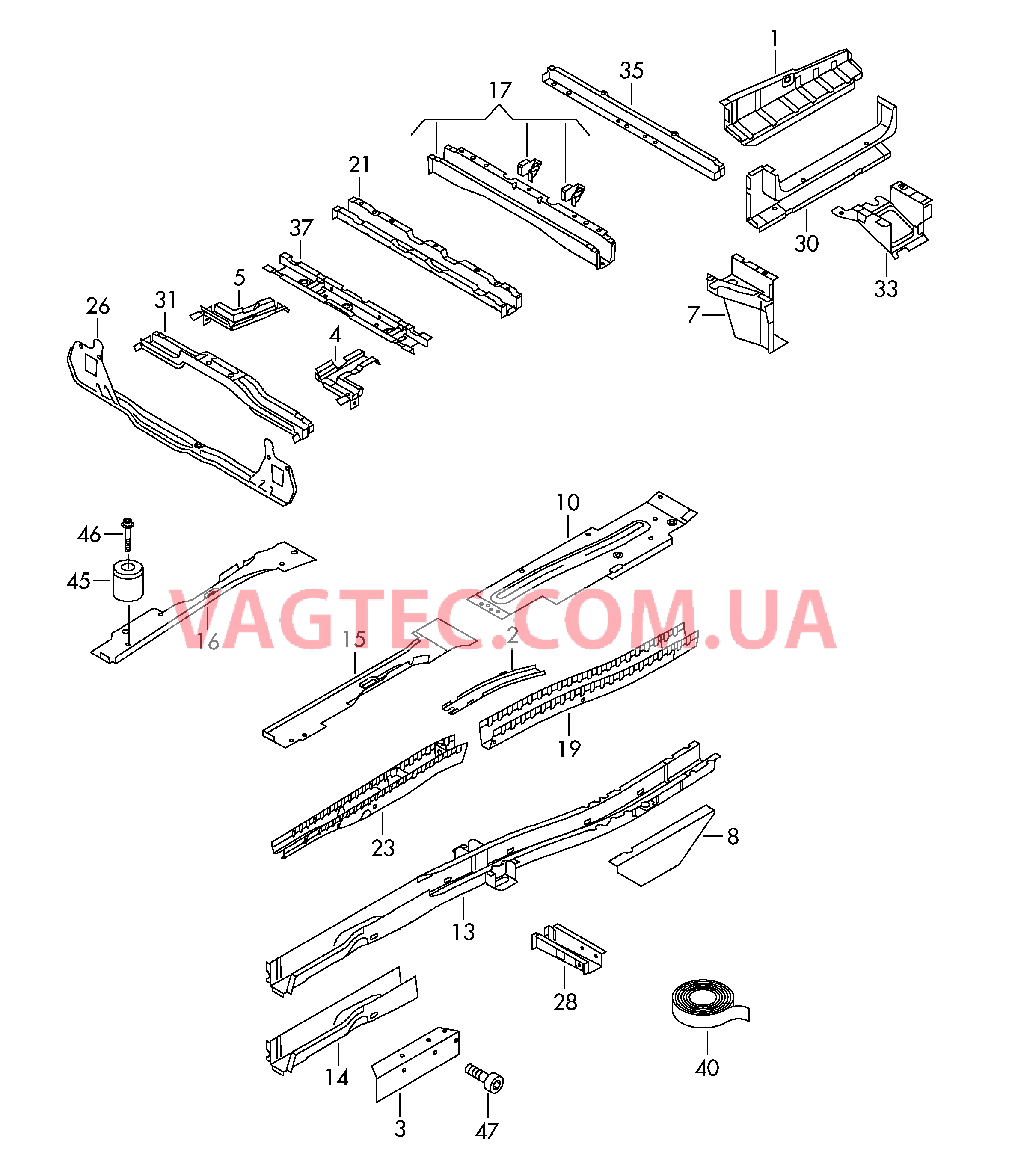 Рама  для VOLKSWAGEN Transporter 2014-1