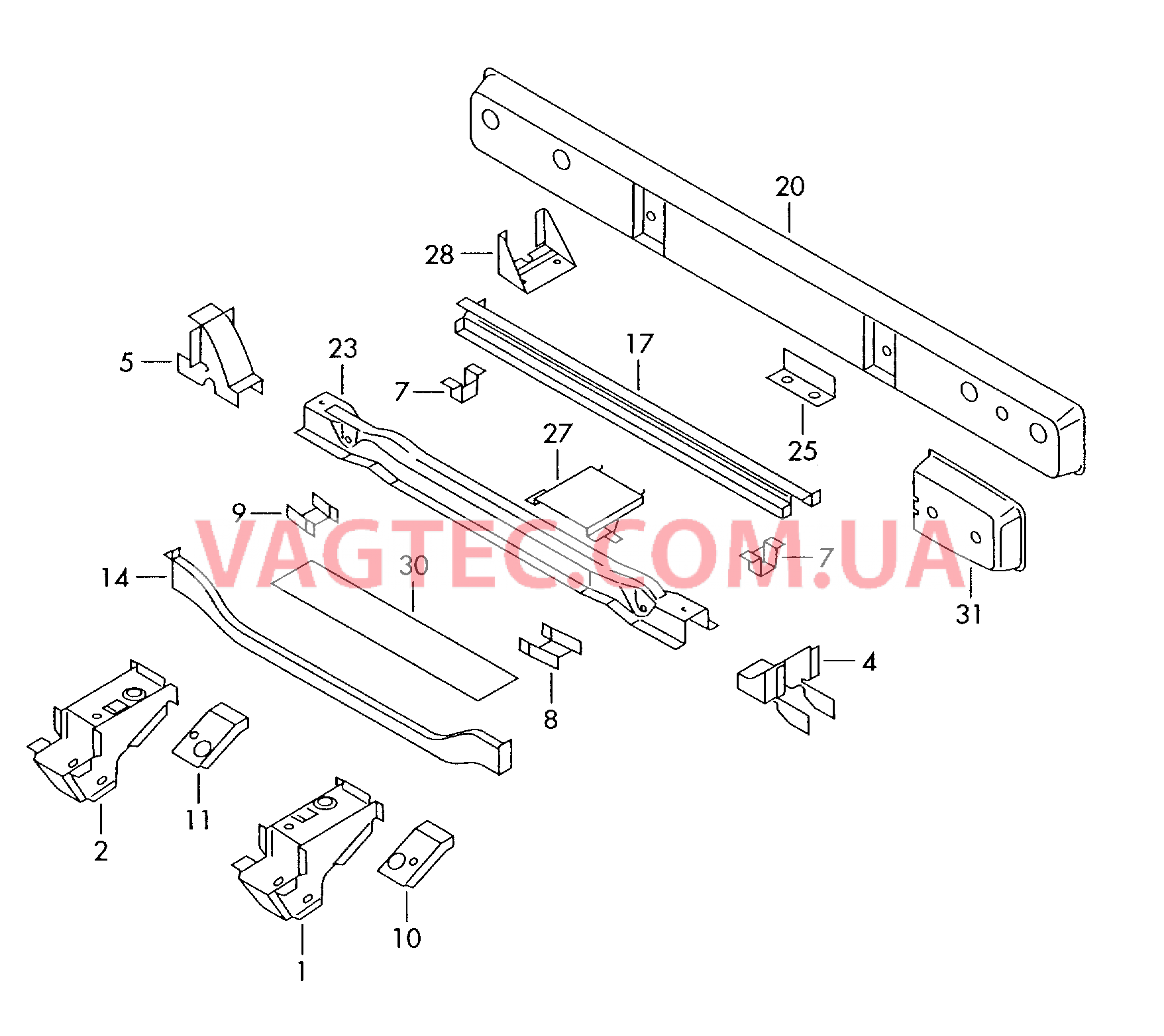 Рама  для VOLKSWAGEN Transporter 2003-2