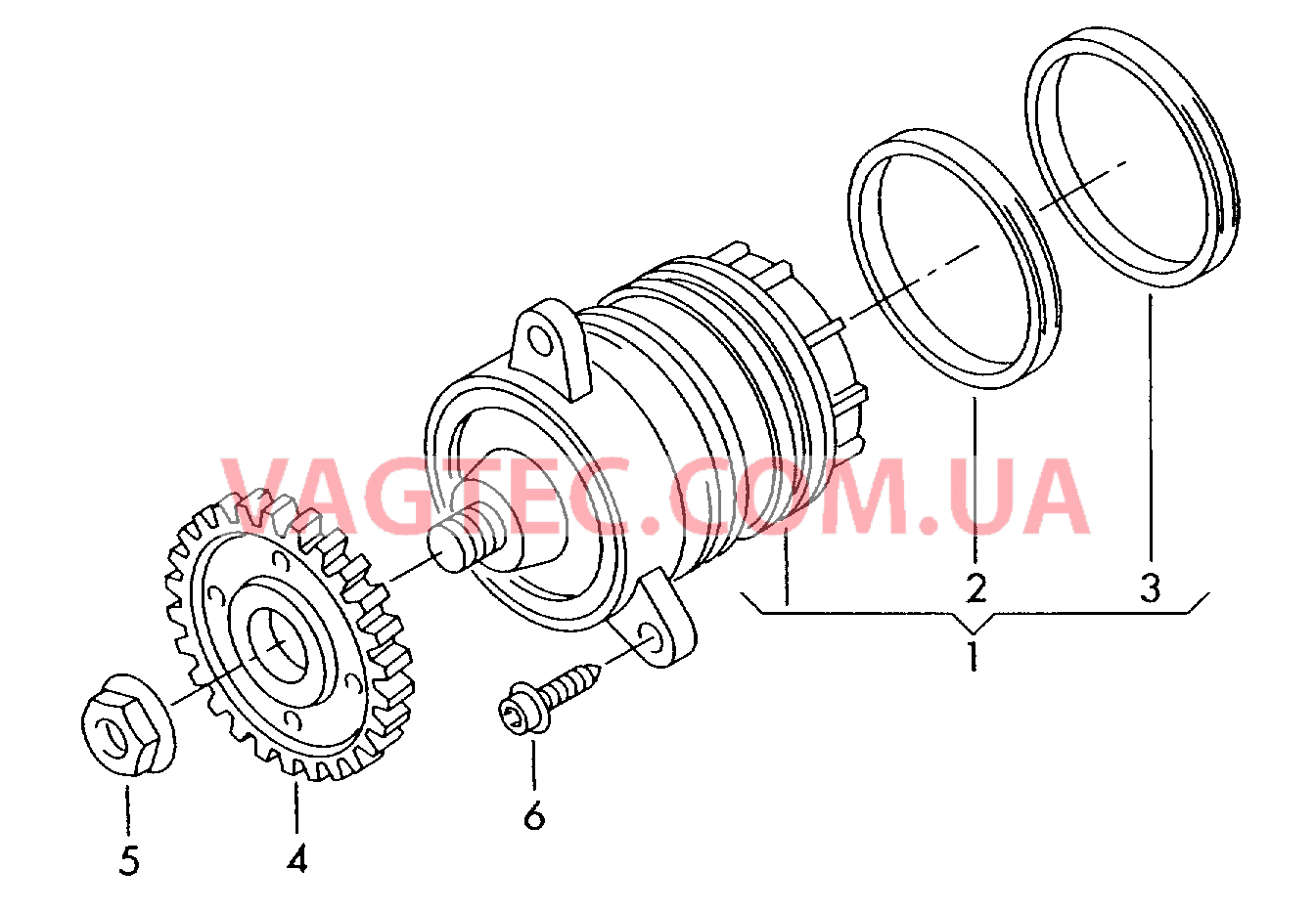 Насос системы охлаждения для VW TOUAREG   для VOLKSWAGEN Touareg 2003