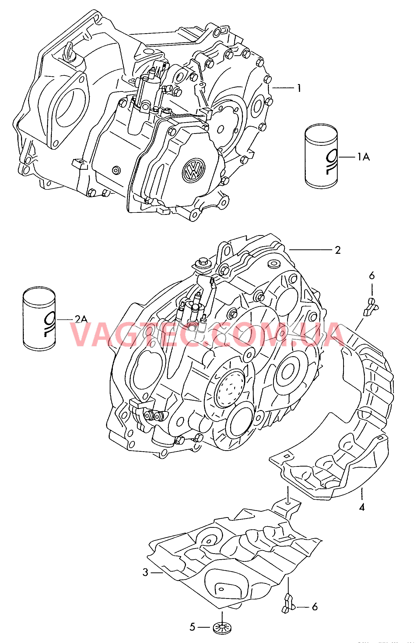 5и 6-ступенчатая КП  для VOLKSWAGEN Transporter 2005-1