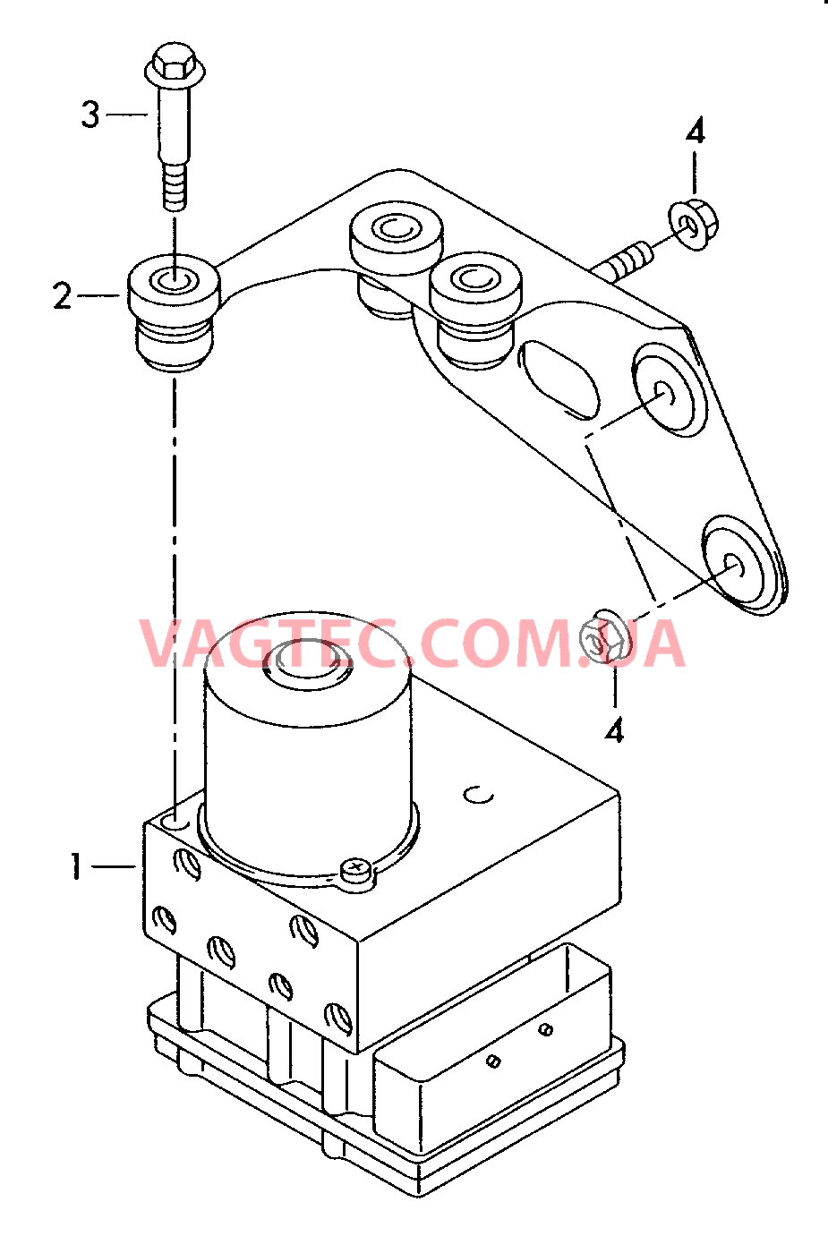 Cистема                 -ABS-  для VOLKSWAGEN Transporter 2004-1