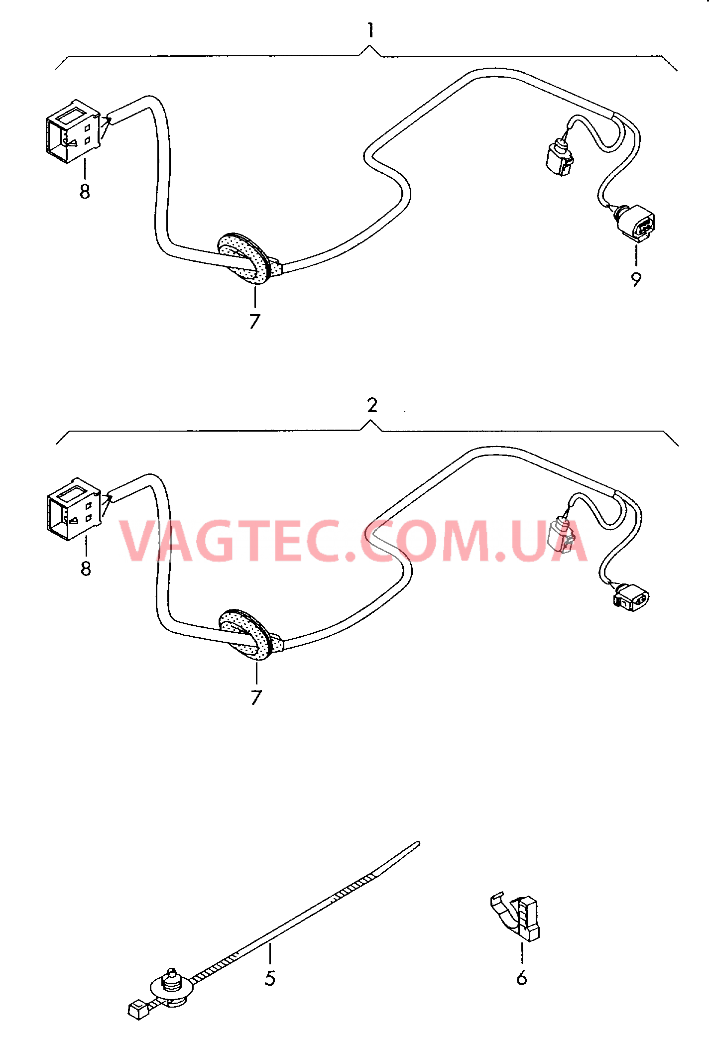 Кабель-адаптер для системы -ABS-  для VOLKSWAGEN Transporter 2007