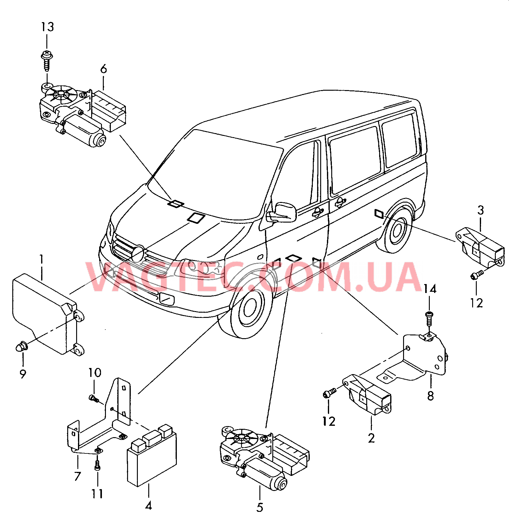 Вентиляторы радиатора, обзор  для VOLKSWAGEN Transporter 2009-1