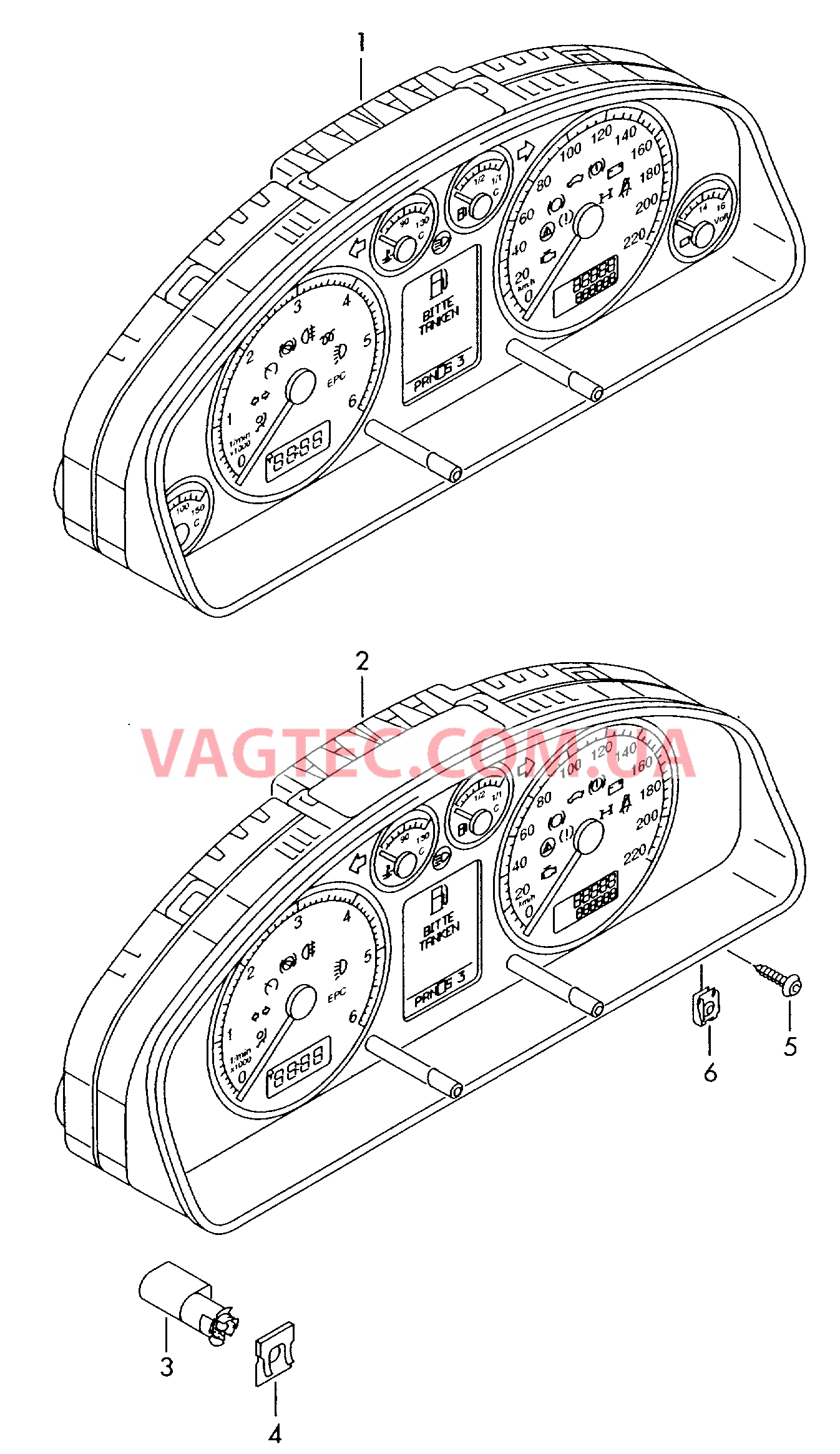 Комбинация приборов Датчик наружной температуры   F 7H-6-100 001>>* для VOLKSWAGEN Transporter 2006