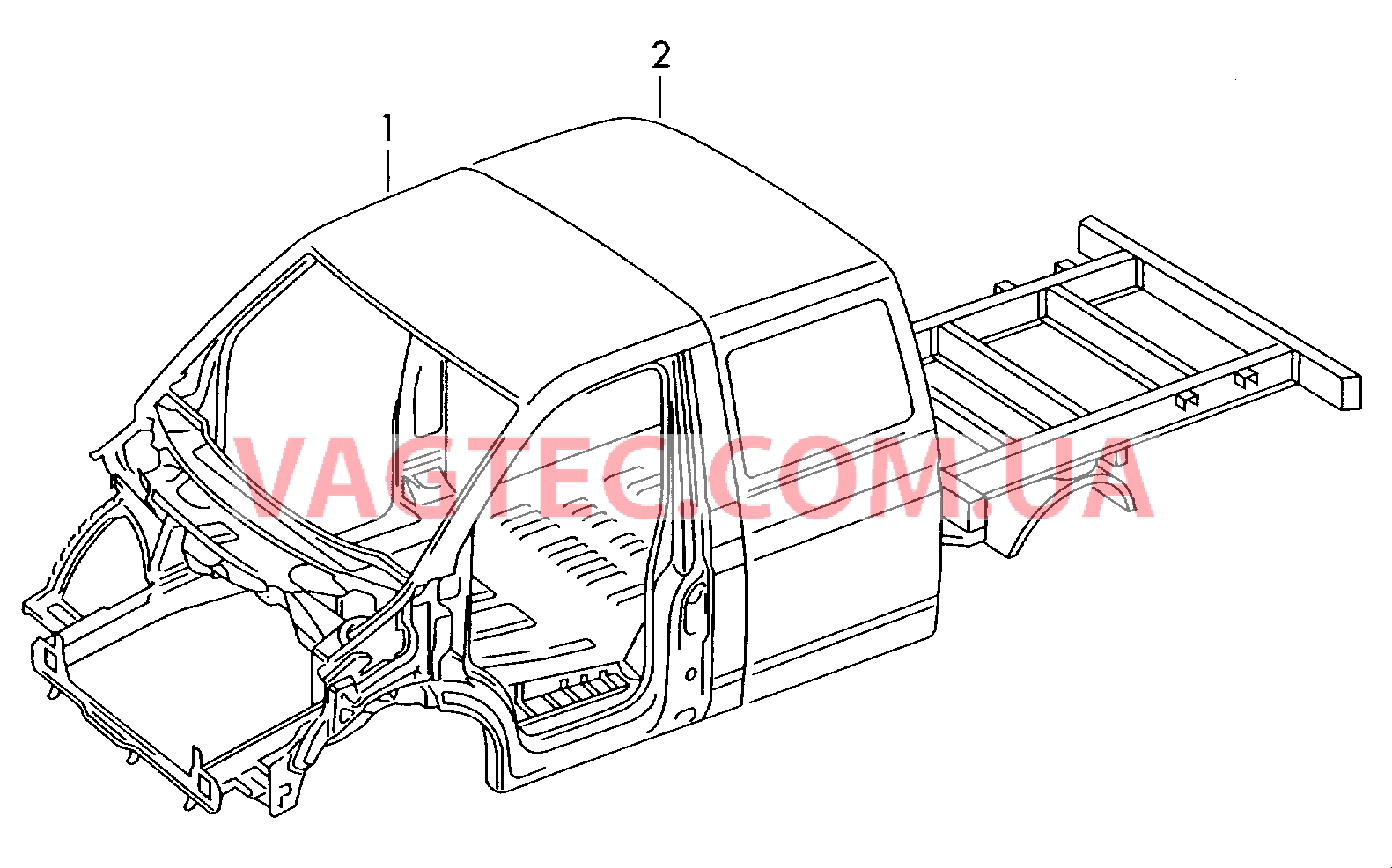 Кузов ------------------------------  для VOLKSWAGEN Transporter 2006-1