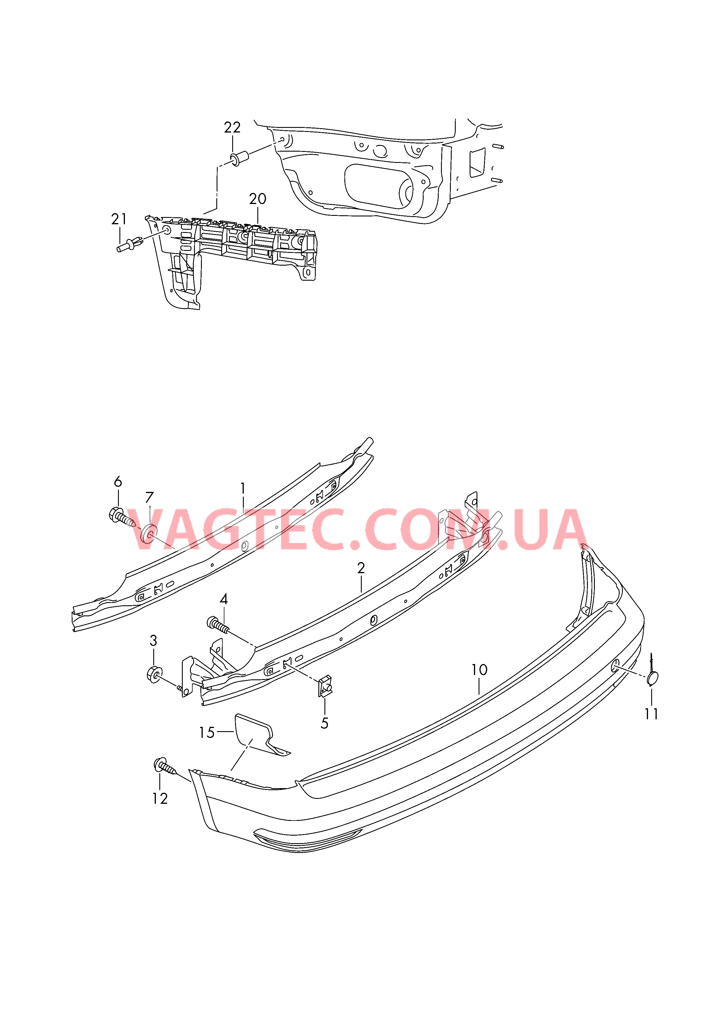 Бампер  для VOLKSWAGEN Caddy 2016