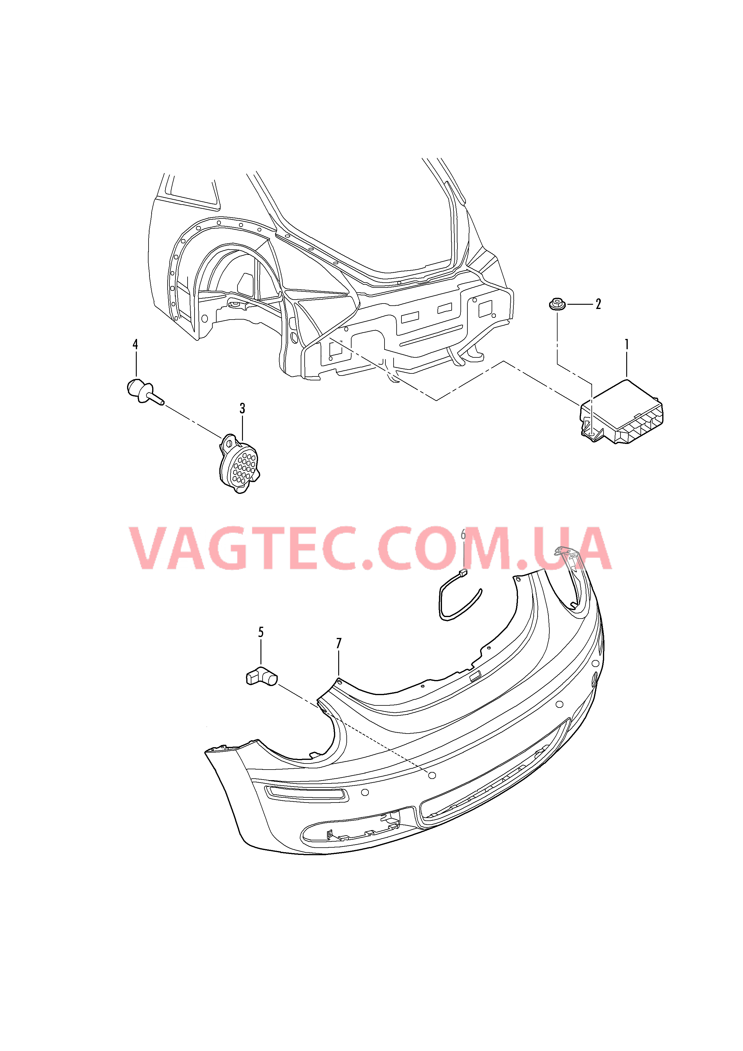 Парковочный ассистент  для VOLKSWAGEN Beetle 2008