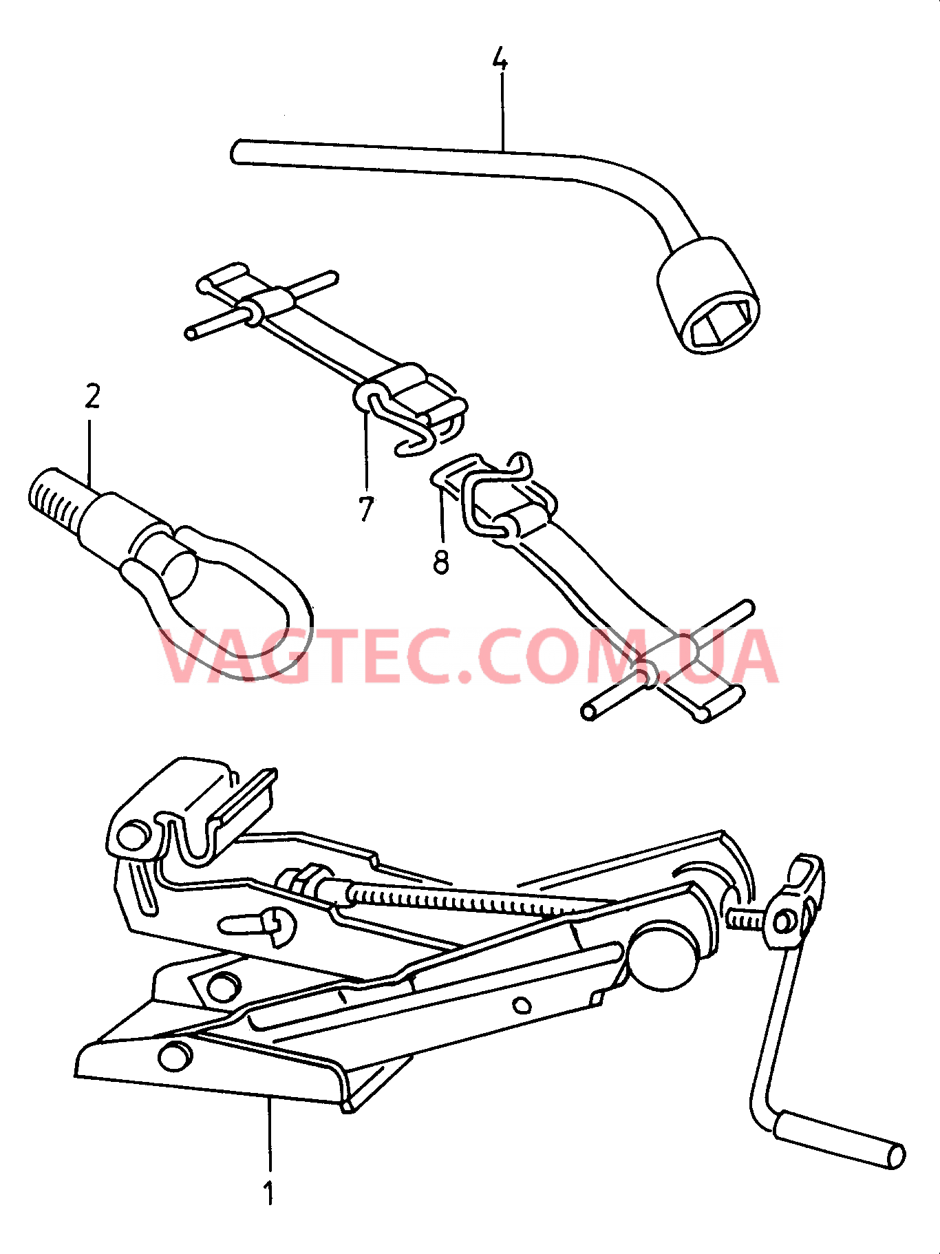 Аксессуары  для VOLKSWAGEN Caddy 2001-1