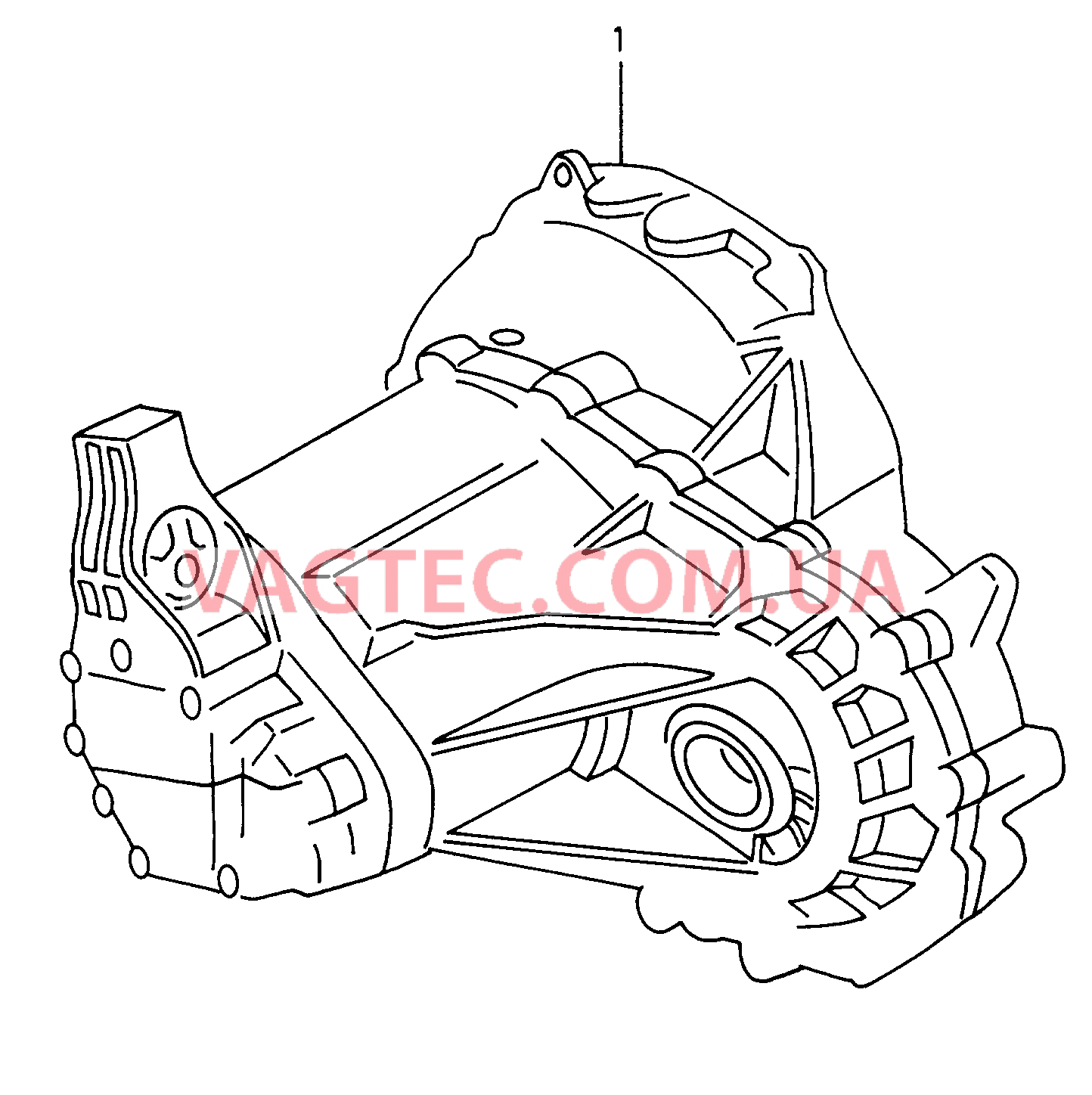 КП в сборе  для VOLKSWAGEN Caddy 2001-1