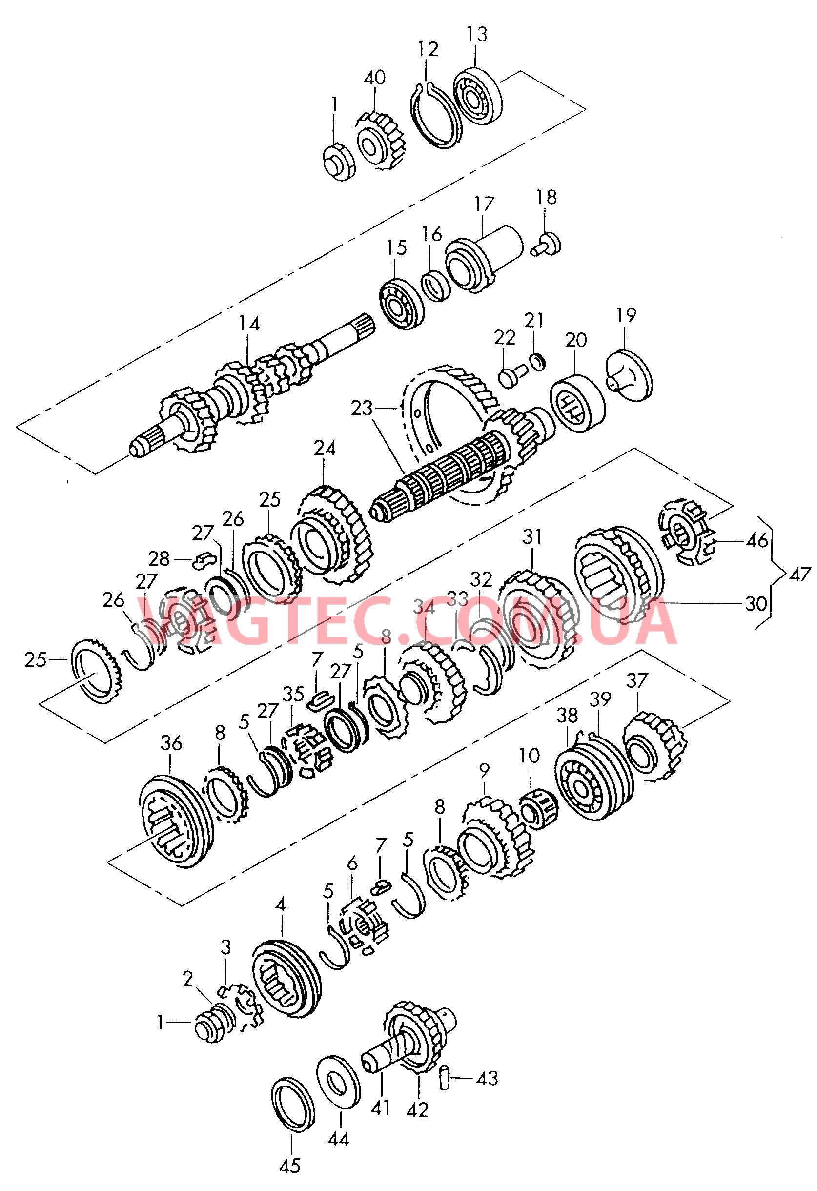 КолEса и валы  F 9U-V-004 007>> для VOLKSWAGEN Caddy 2001-1